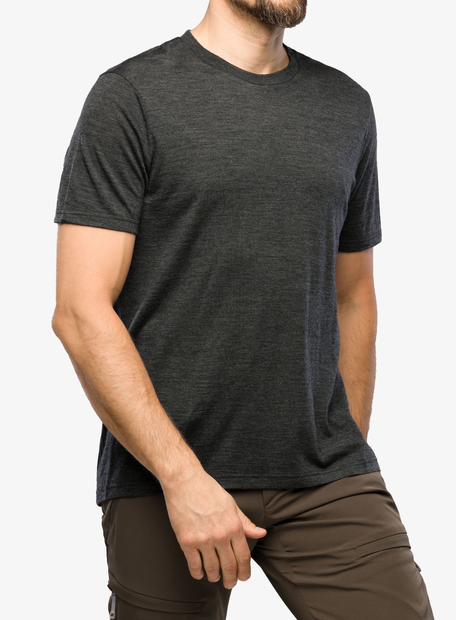 Merino majica Houdini Activist Tee - true black