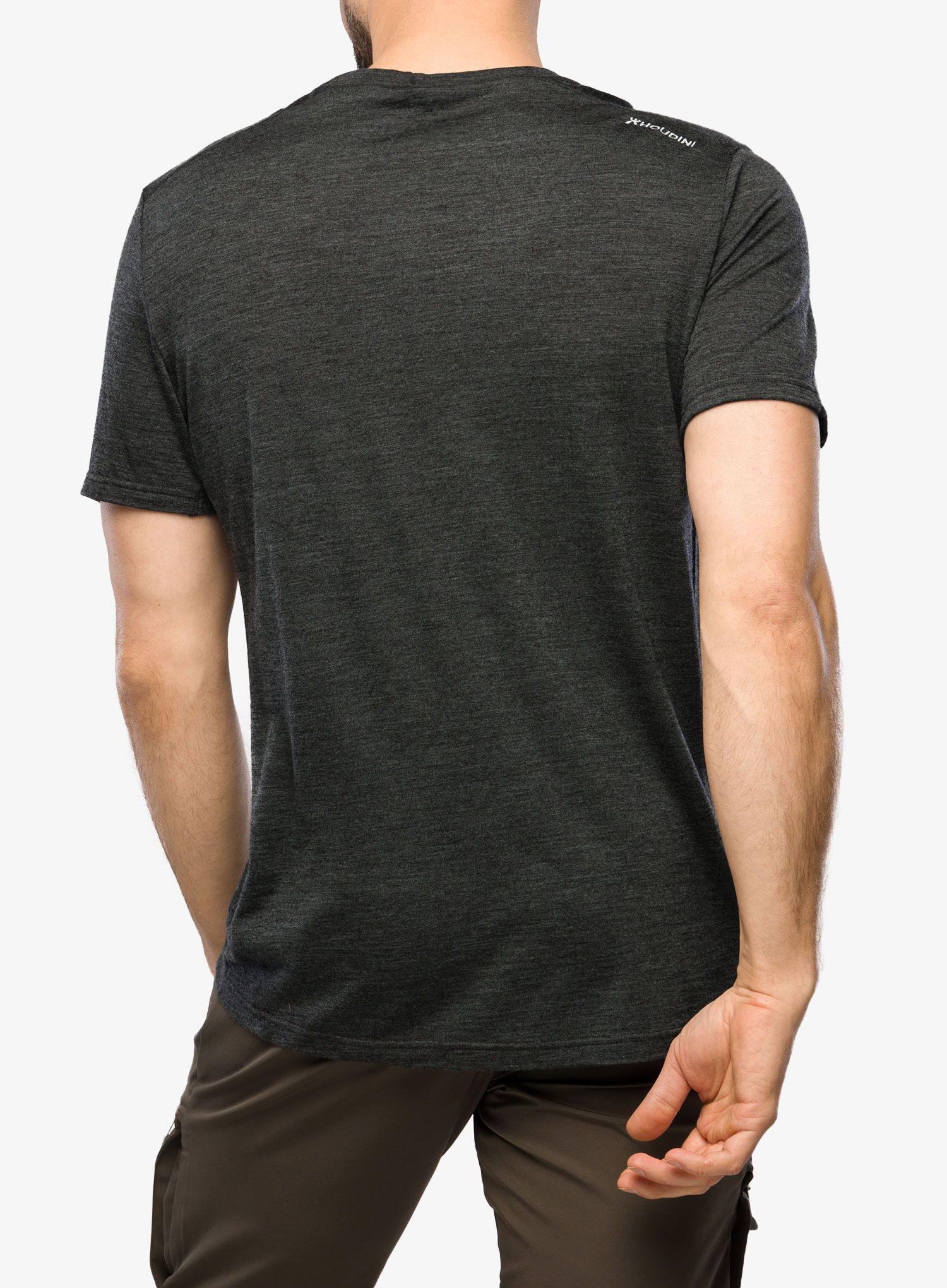 Merino majica Houdini Activist Tee - true black