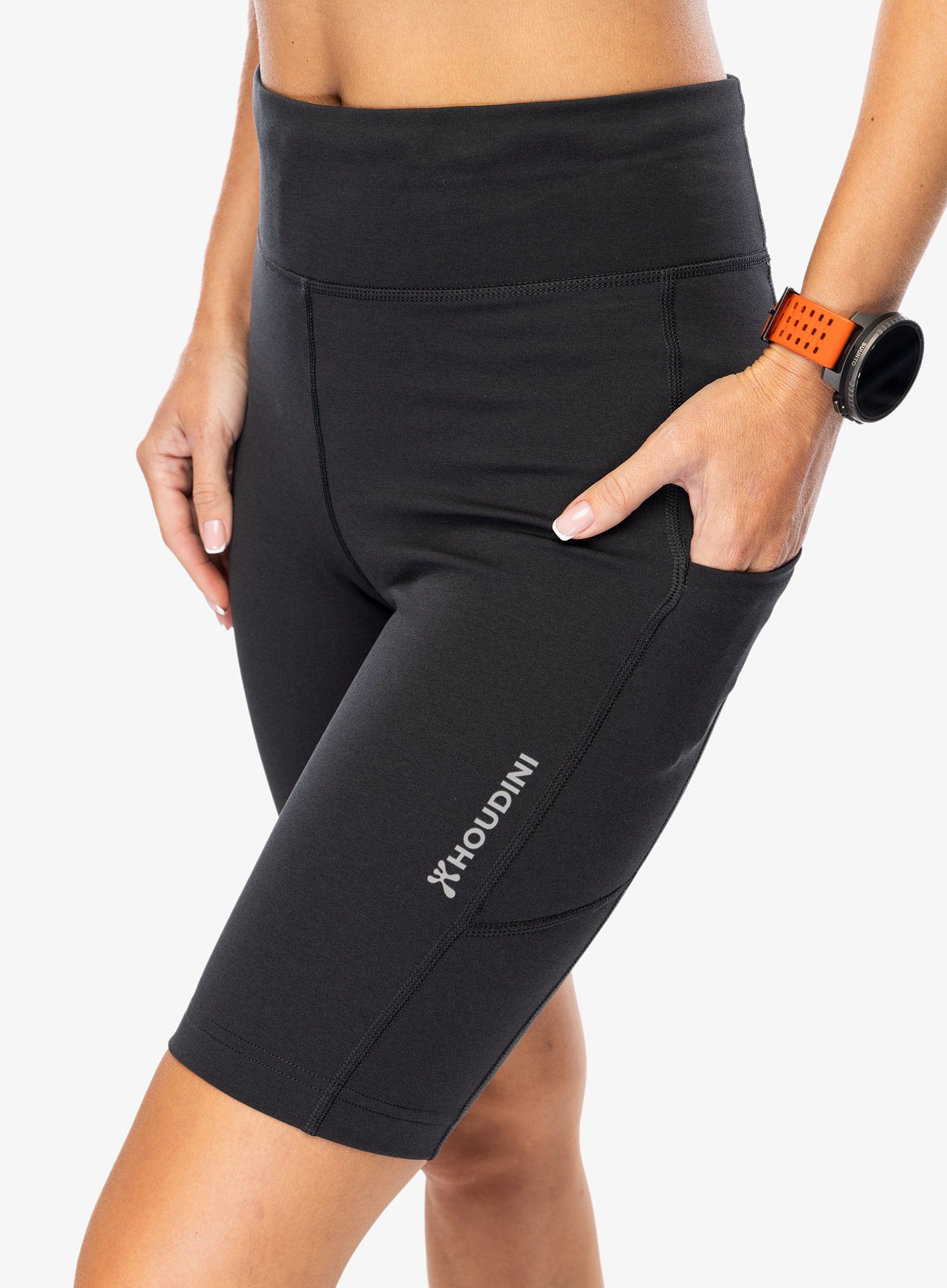 Ženske športne kratke hlače Houdini Adventure Short Tights - true black