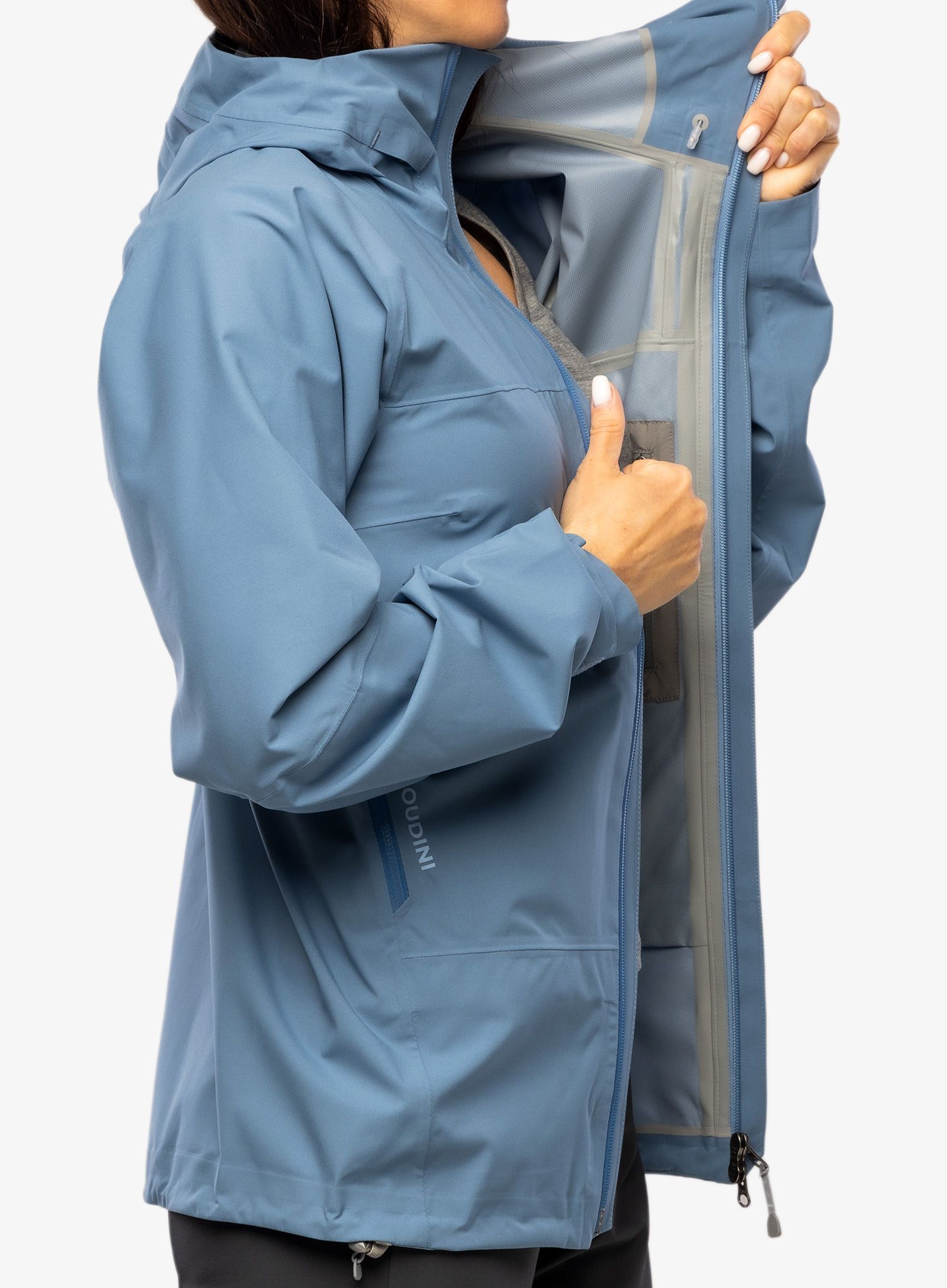 Ženska hardshell jakna Houdini BFF Jacket - jumpin blue