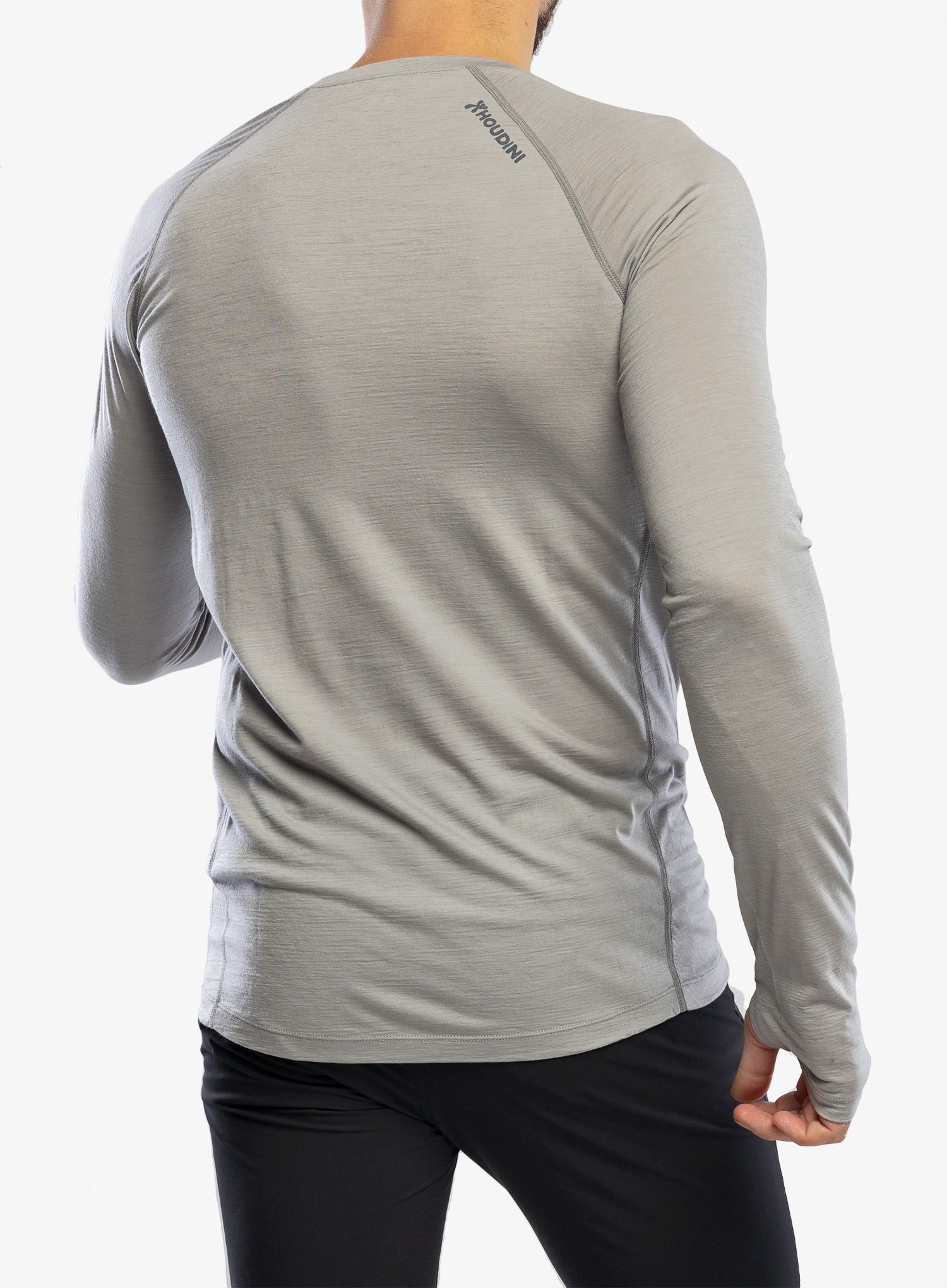 Termo flis jopa Houdini Desoli Light Crew - cloudy gray