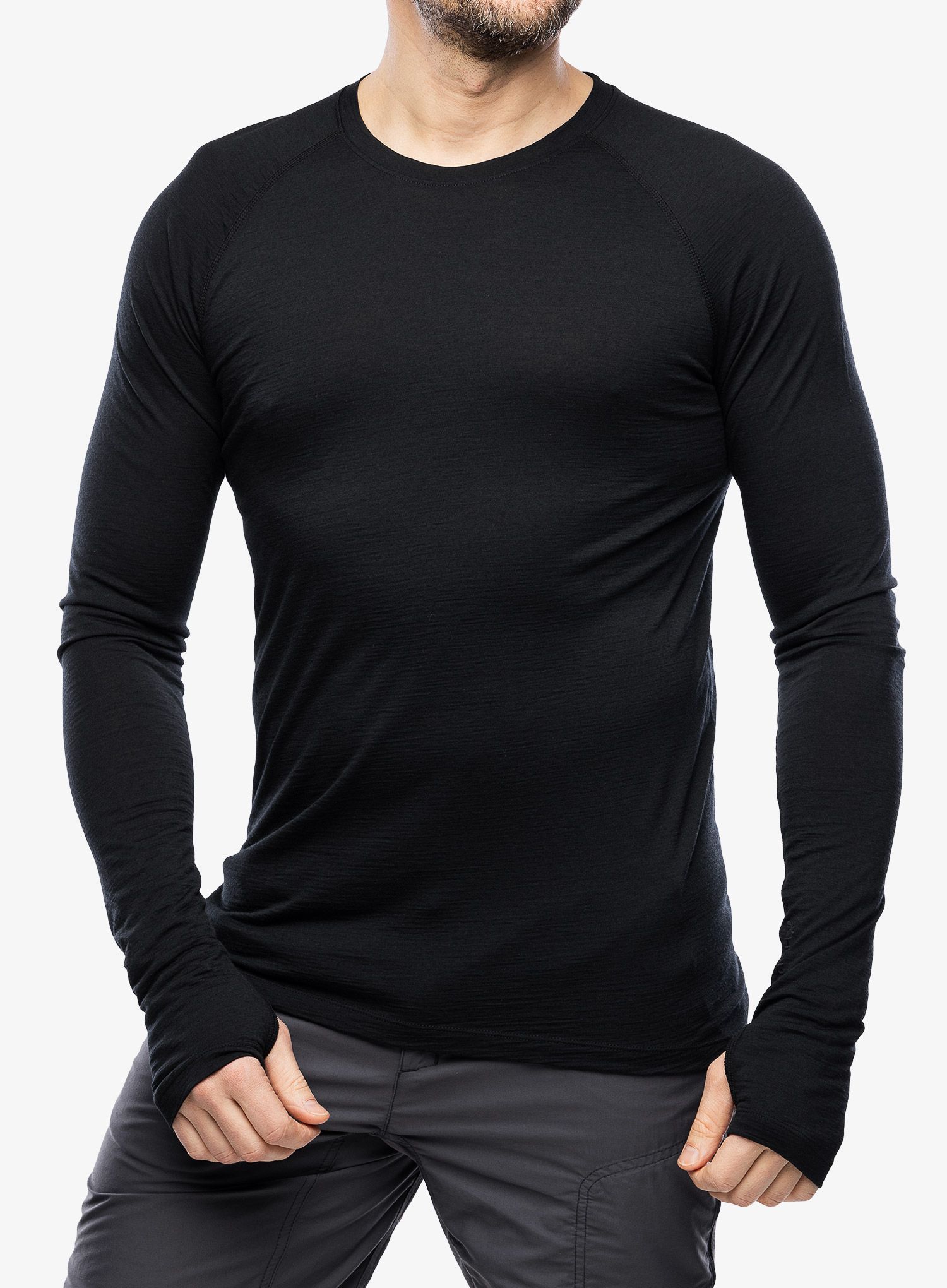 Termo flis jopa Houdini Desoli Light Crew - true black