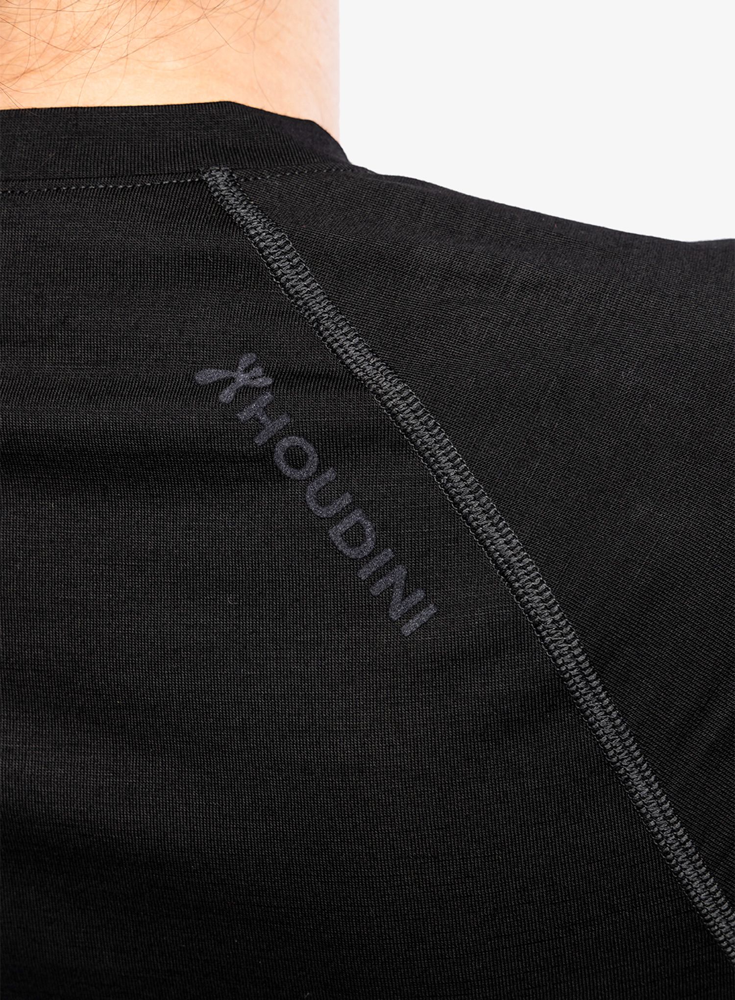 Ženska termo flis jopa Houdini Desoli Mid Crew - true black