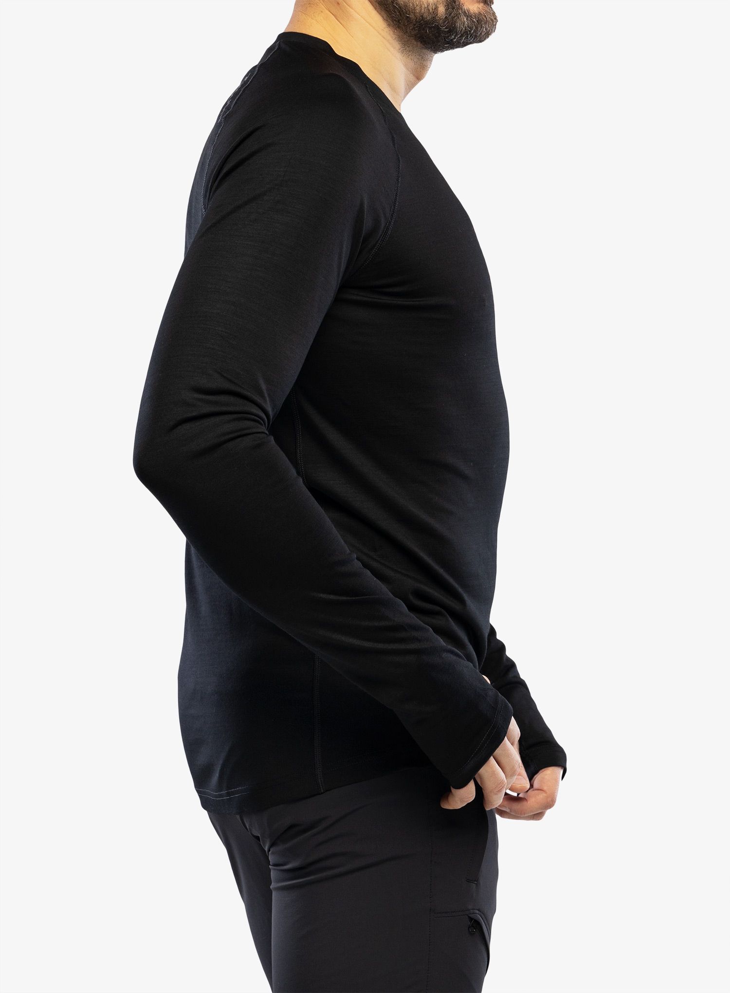 Termo flis jopa Houdini Desoli Mid Crew - true black