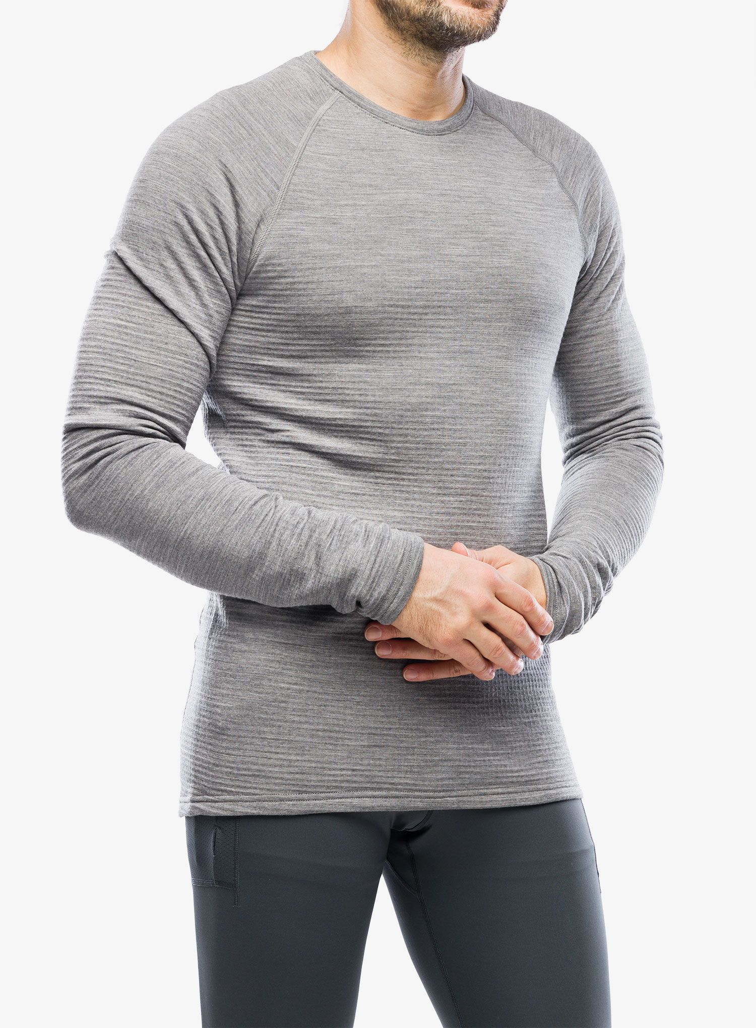 Termo flis jopa Houdini Desoli Thermal Crew - college grey