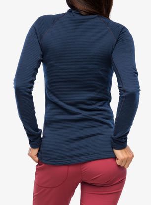 Ženska termo flis jopa Houdini Desoli Thermal Half Zip - blue illusion