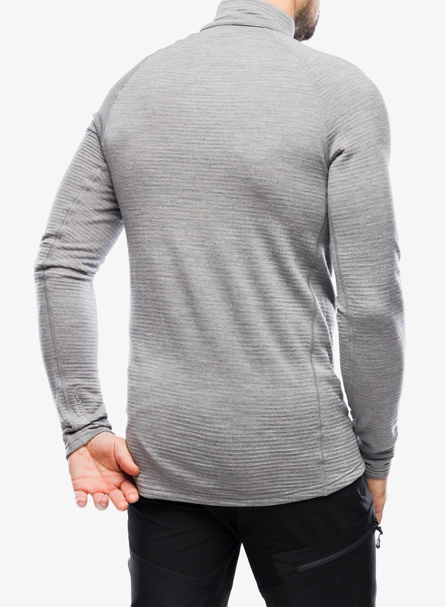 Termo flis jopa Houdini Desoli Thermal Half Zip - college grey