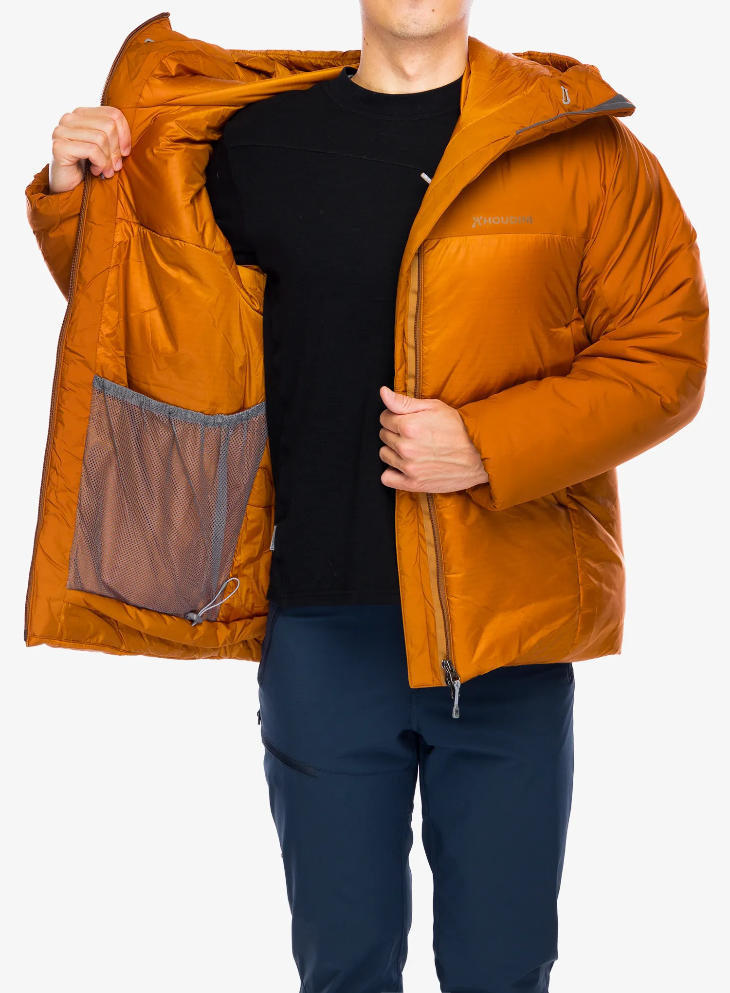 Sintetična jakna Houdini Double Dunfri - rust brown