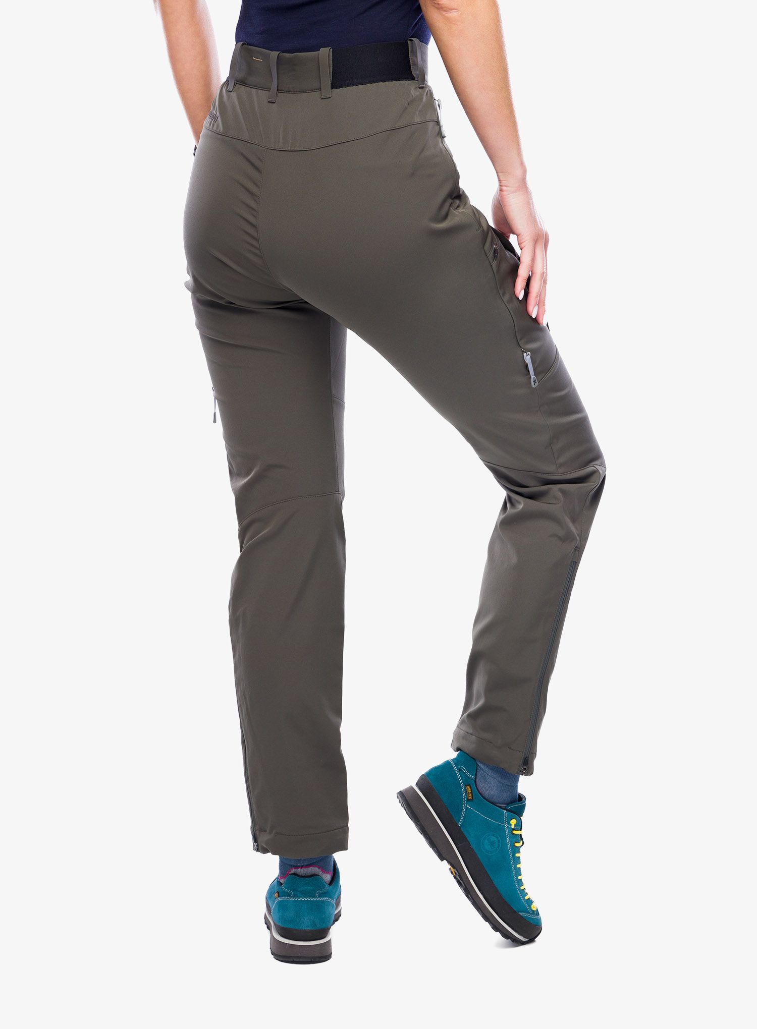 Ženske softshell hlače Houdini More Pants - baremark green