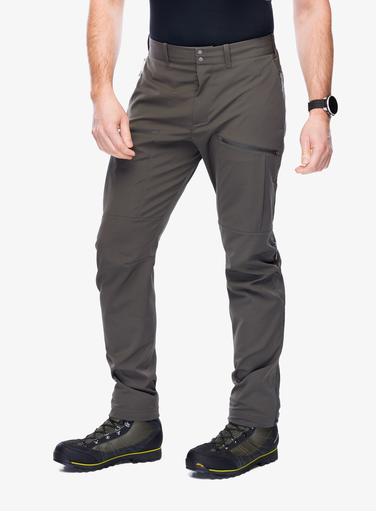 Pohodne hlače Houdini More Pants - baremark green