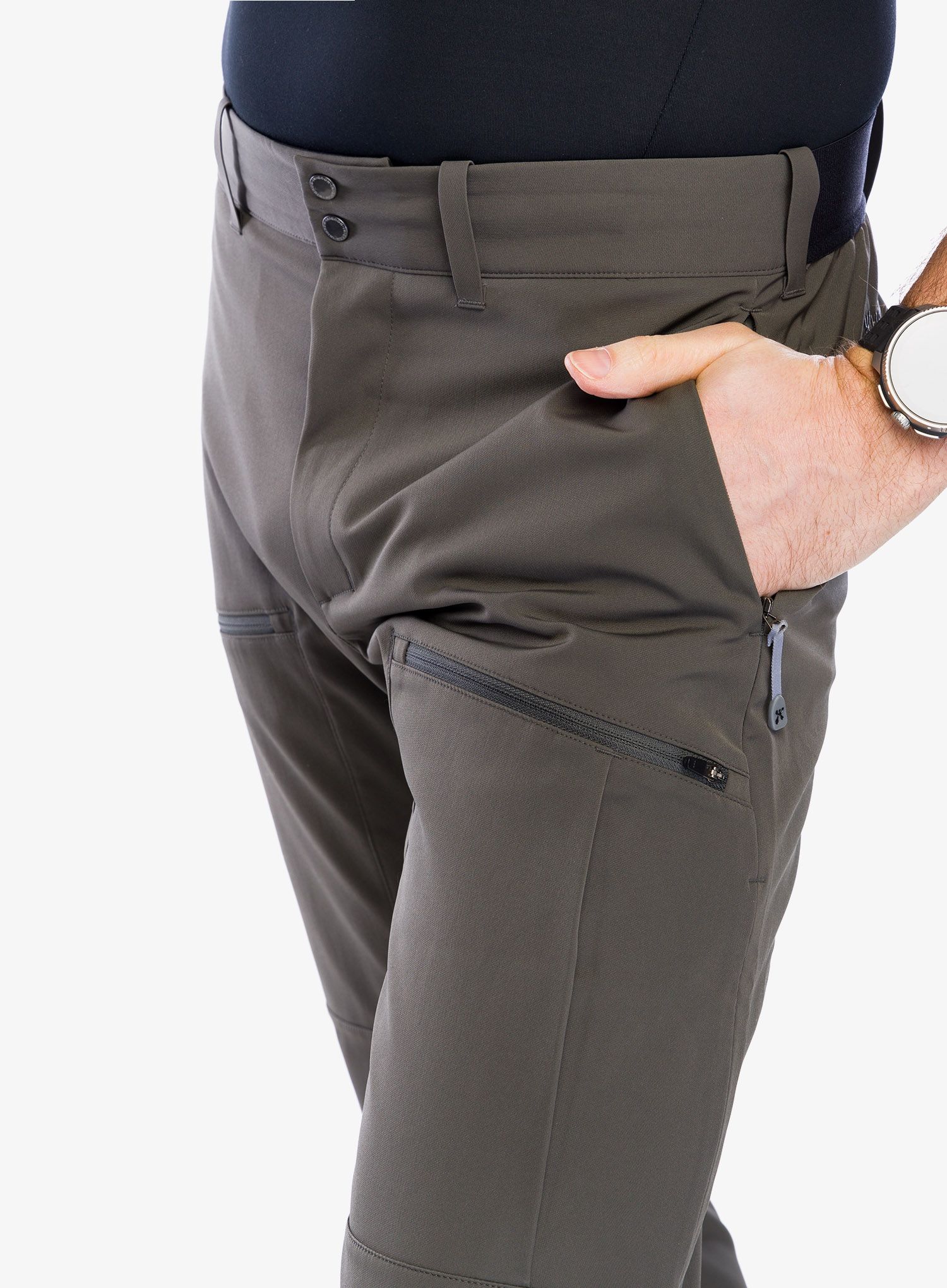 Pohodne hlače Houdini More Pants - baremark green
