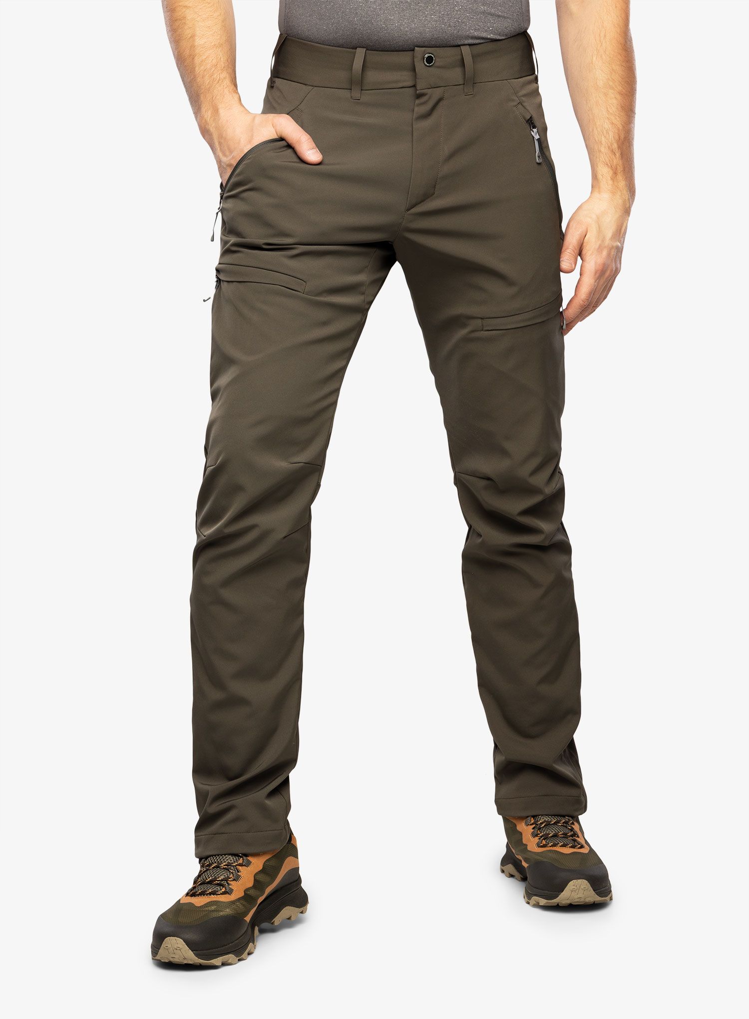 Pohodne hlače Houdini Motion Top Pants - baremark green