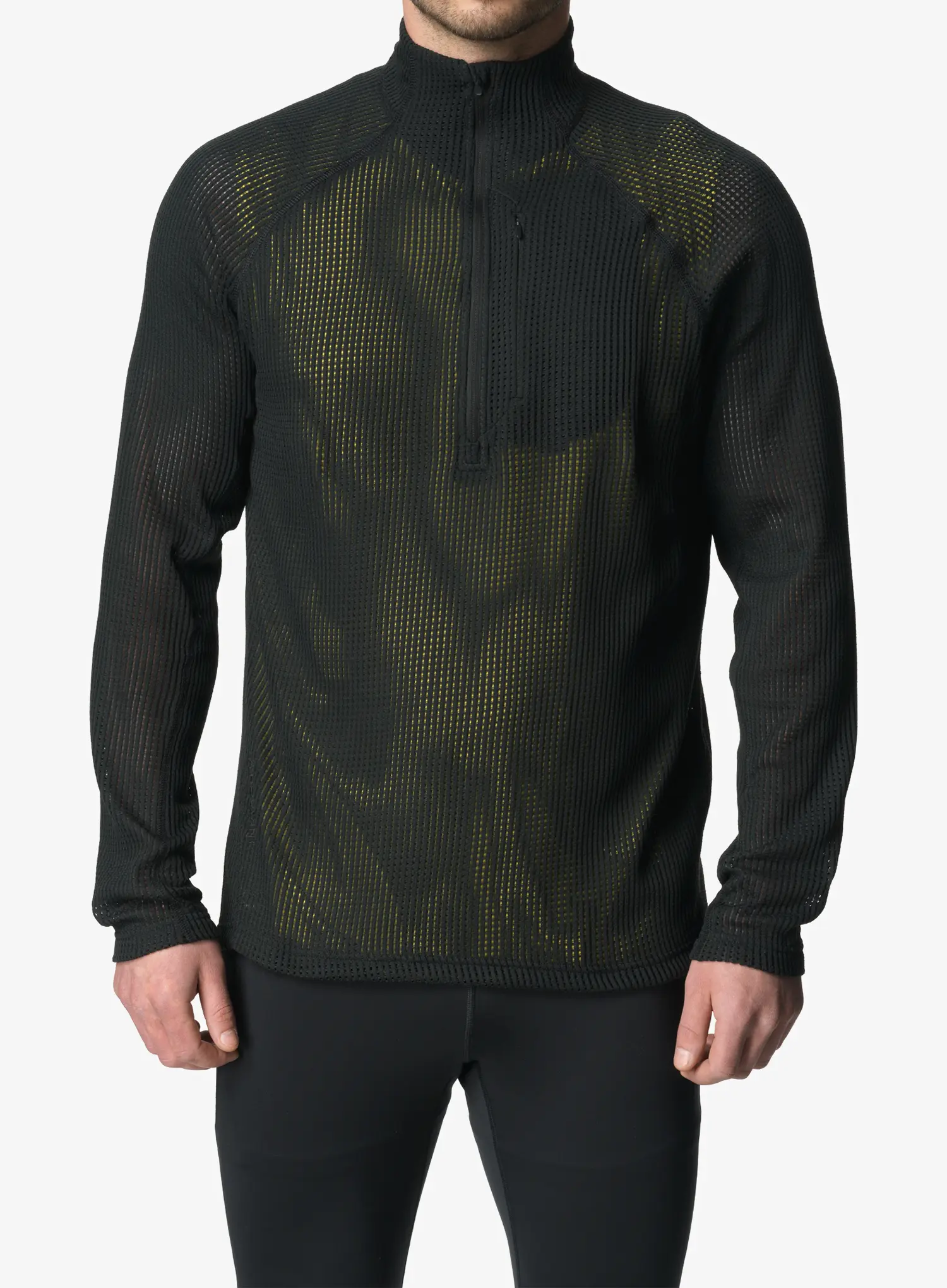 Tekaška jopica Houdini Pace Flow Half Zip - true black