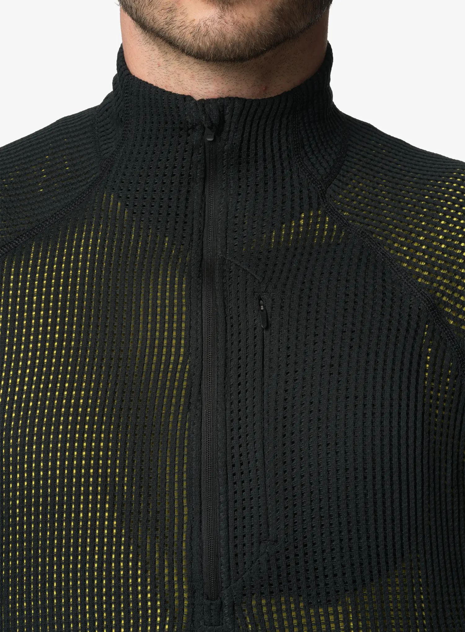 Tekaška jopica Houdini Pace Flow Half Zip - true black