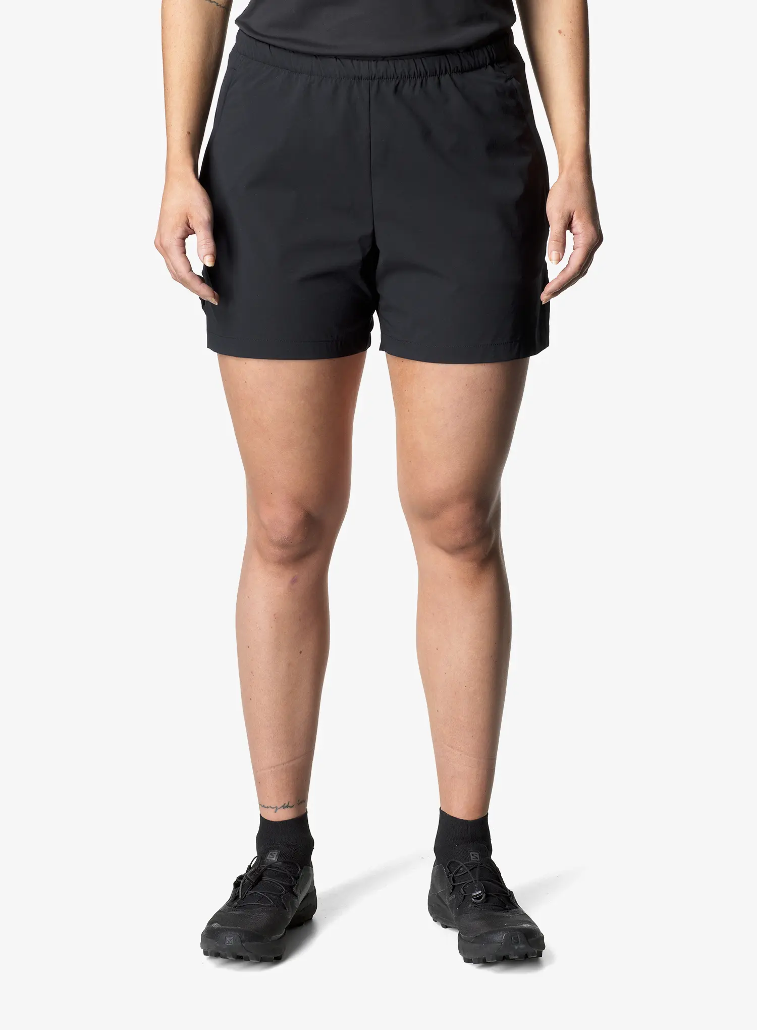 Ženske tekaške kratke hlače Houdini Pace Light Shorts - true blk