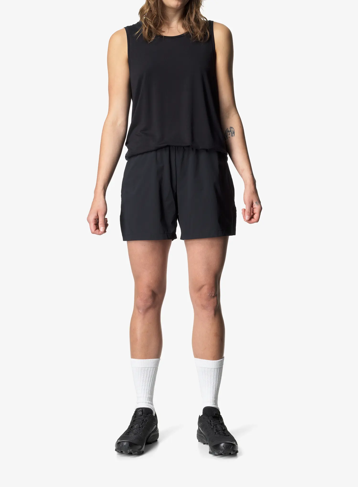 Ženske tekaške kratke hlače Houdini Pace Light Shorts - true blk