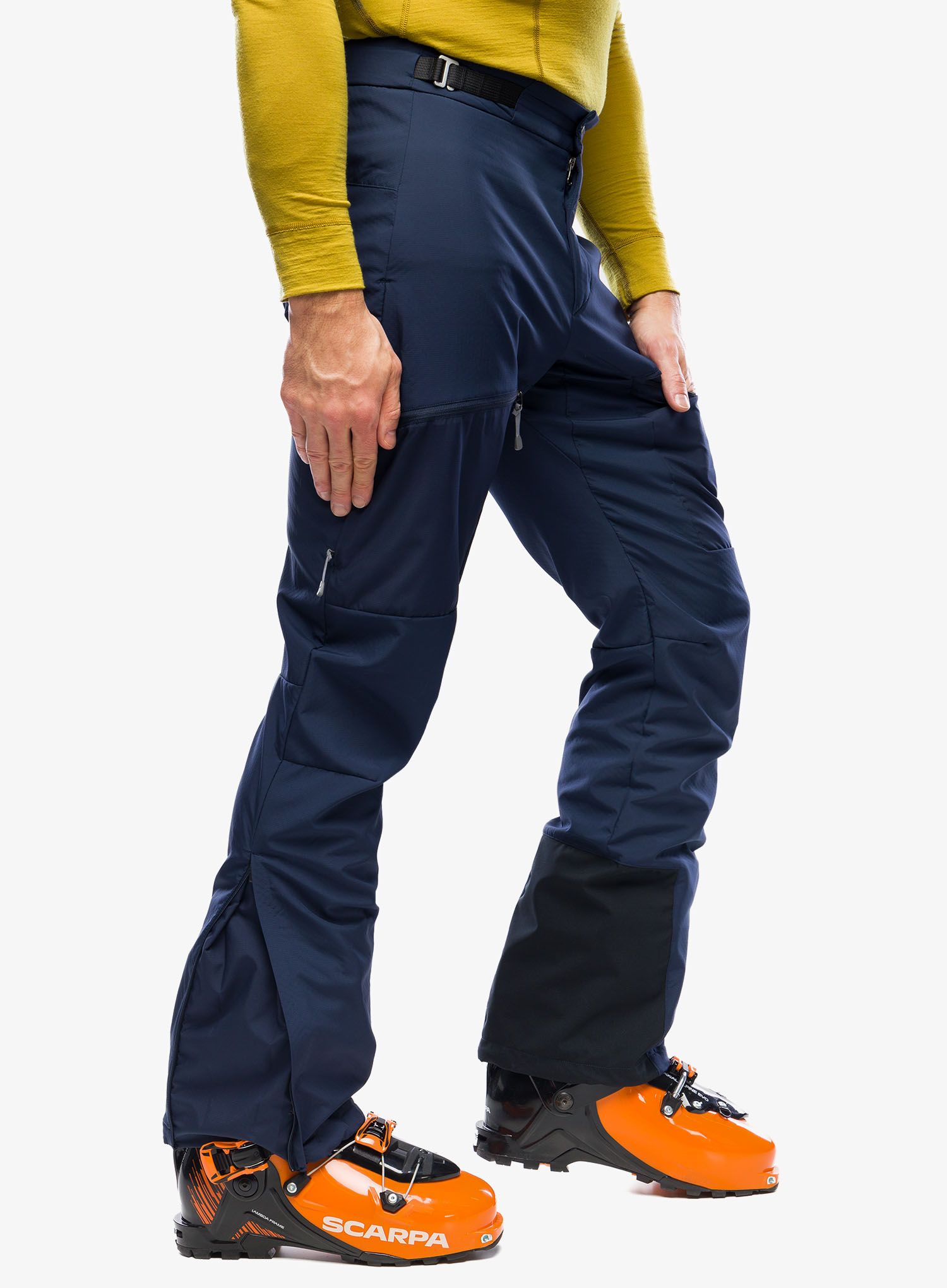 Softshell hlače Houdini Pace Pants - deep sea blue