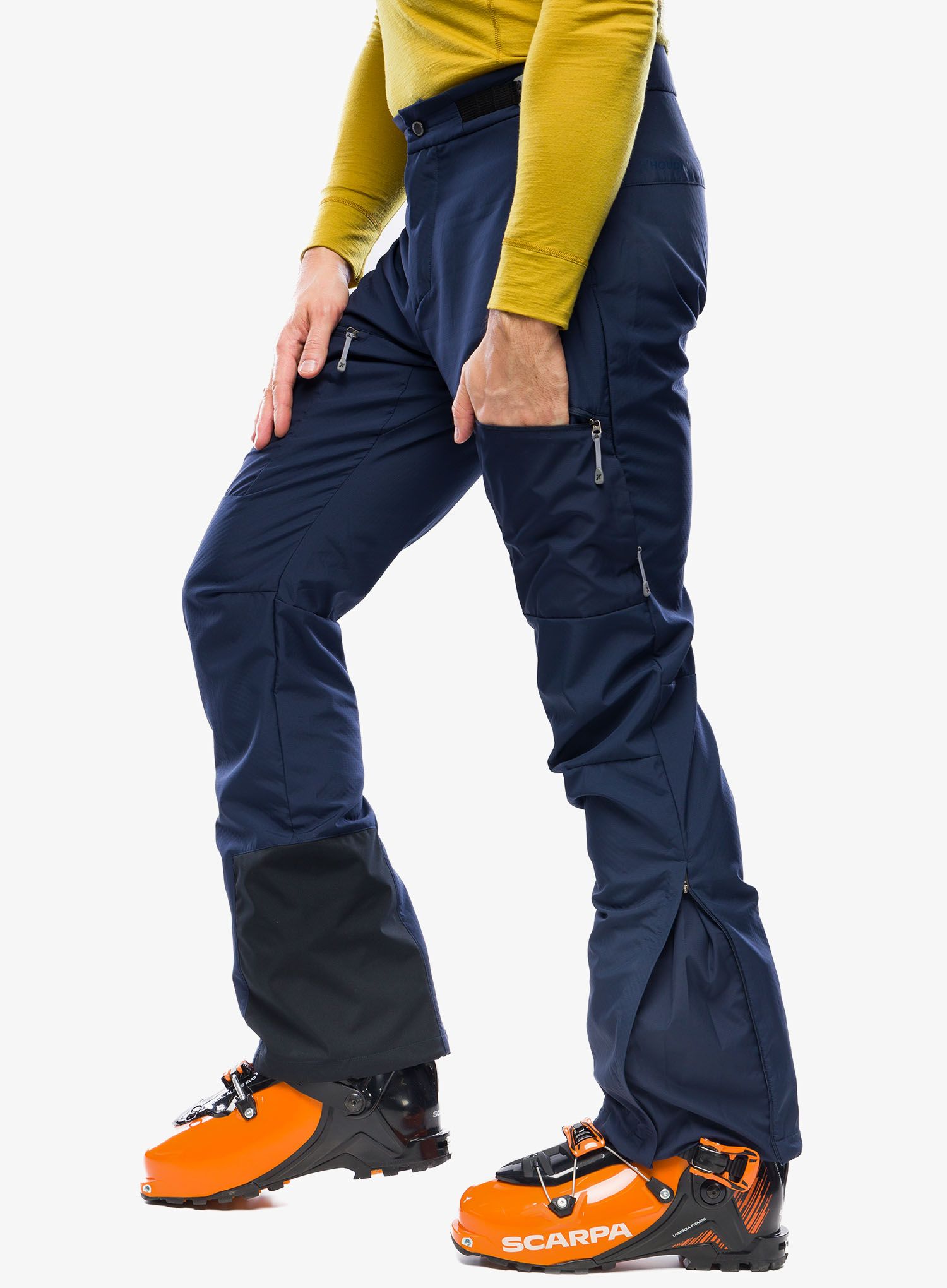 Softshell hlače Houdini Pace Pants - deep sea blue