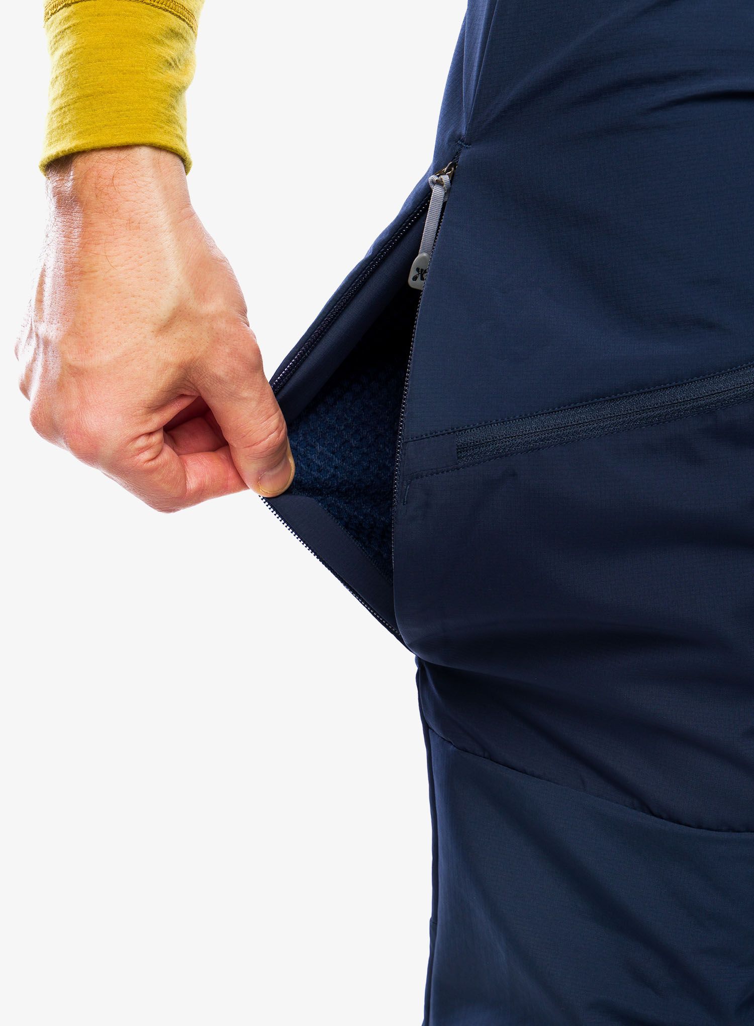 Softshell hlače Houdini Pace Pants - deep sea blue