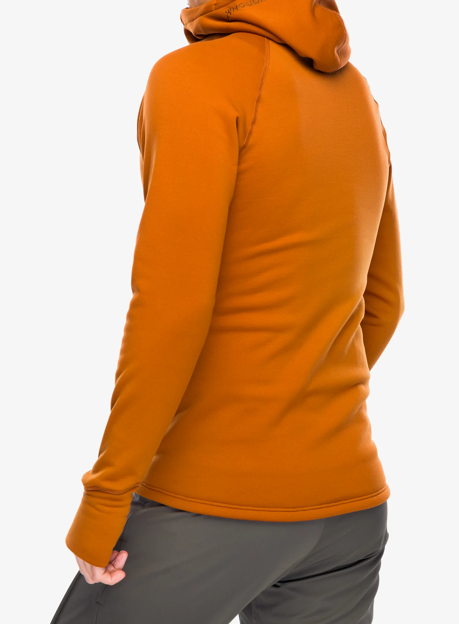 Flis jopa s kapuco Houdini Power Houdi - cinnamon brown