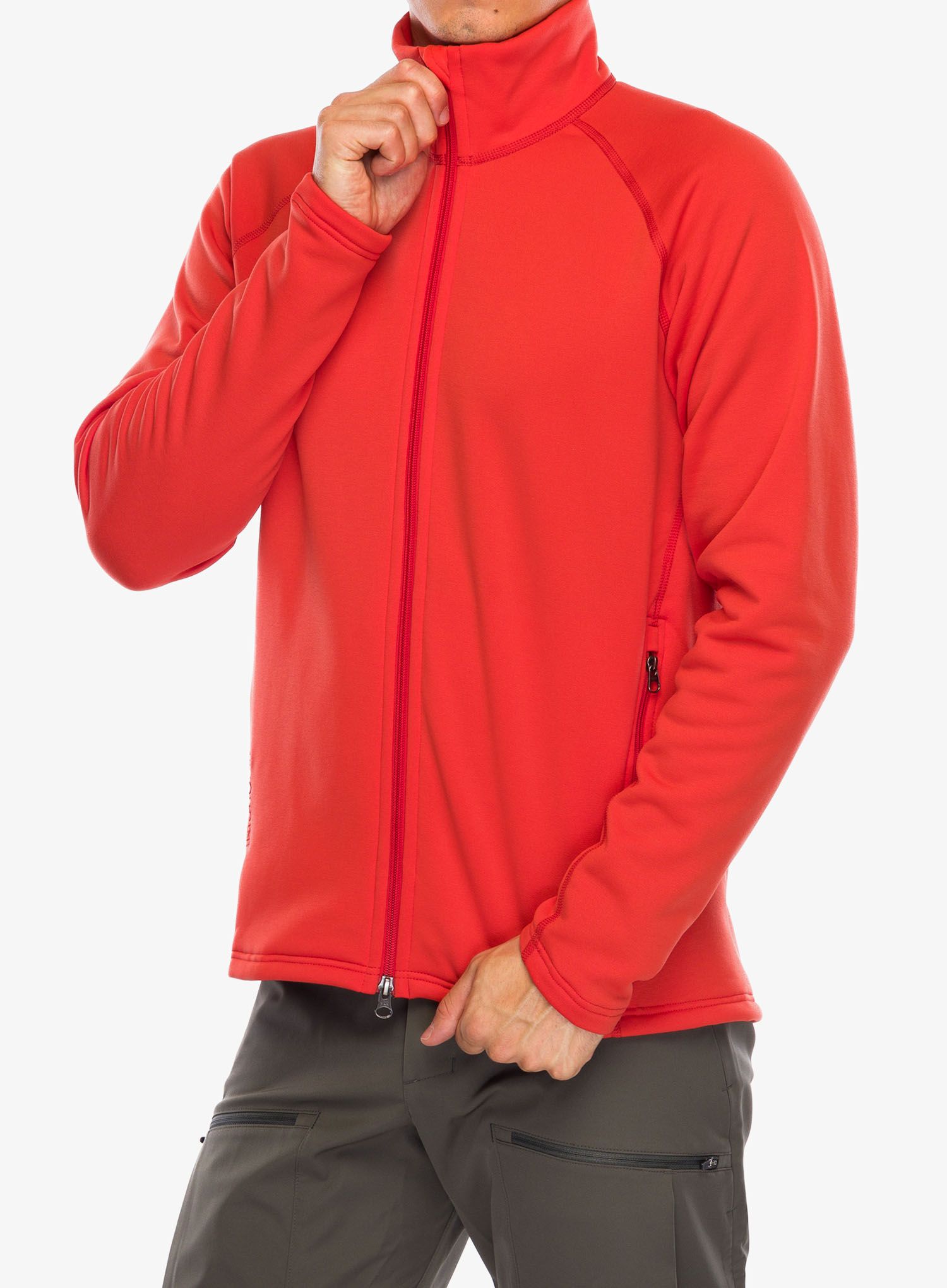 Flis Houdini Power Up Jacket - more than red