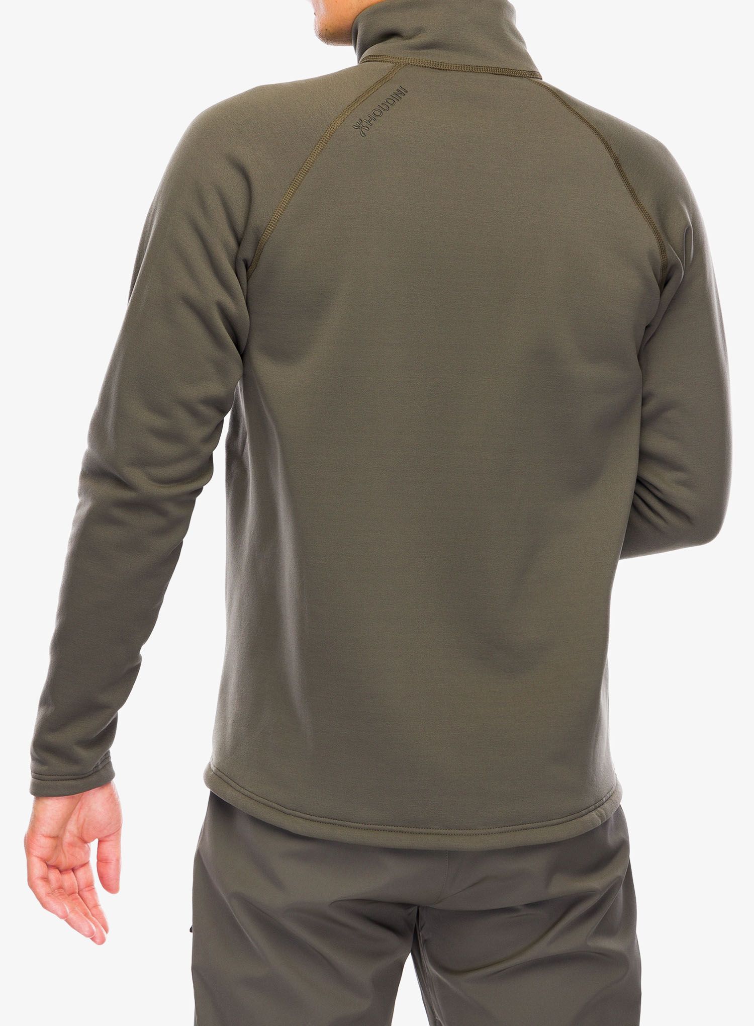 Flis Houdini Power Up Jacket - baremark green