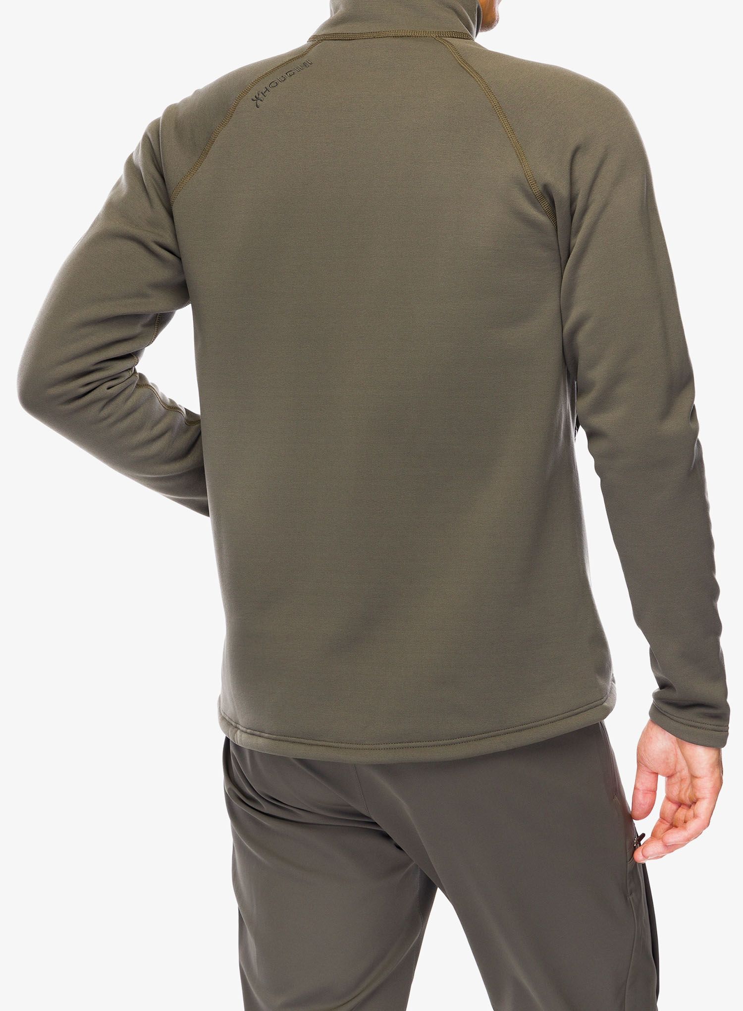 Flis Houdini Power Up Jacket - baremark green