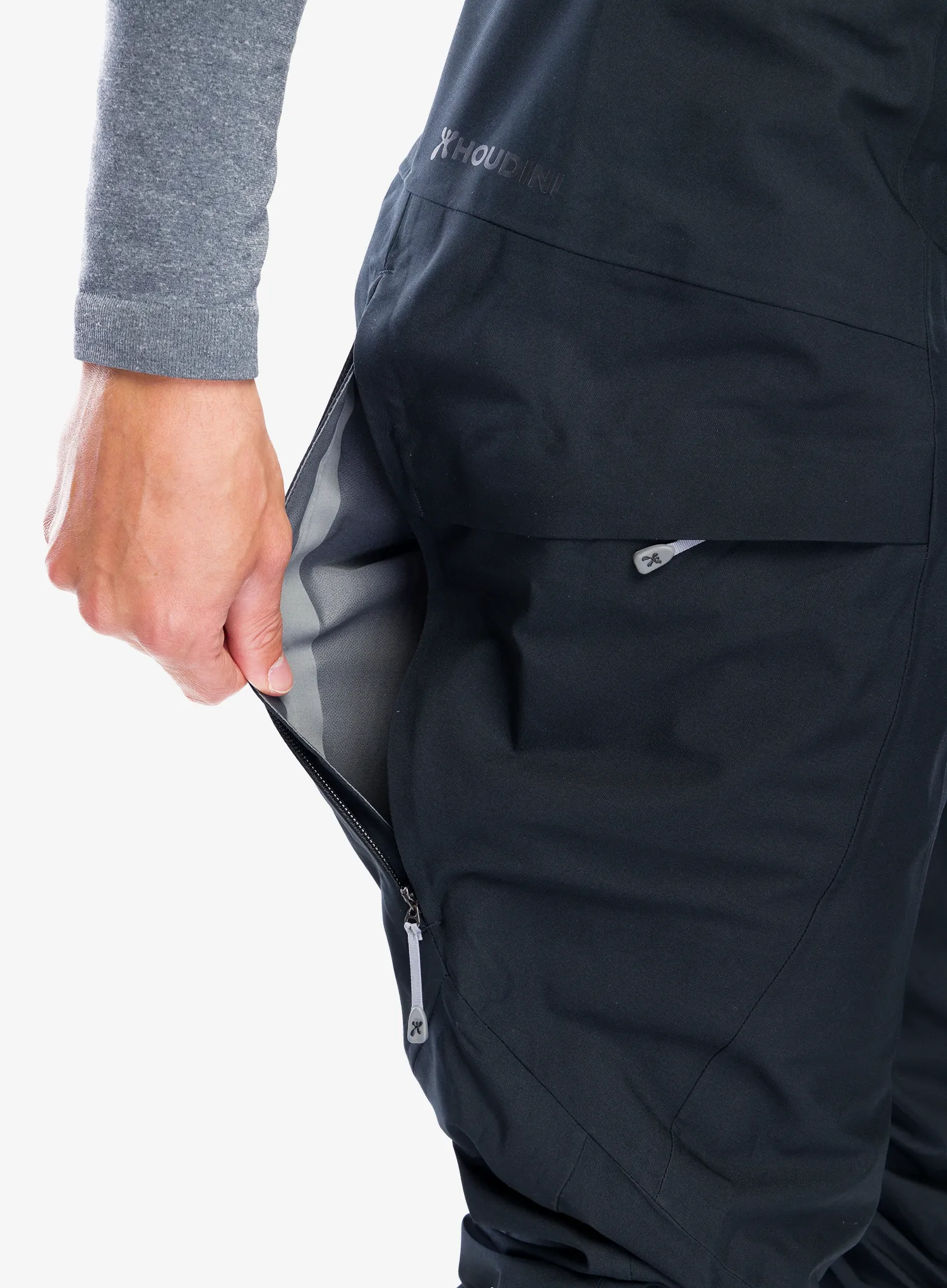 Nepremočljive hlače Houdini Ride Pants - true black