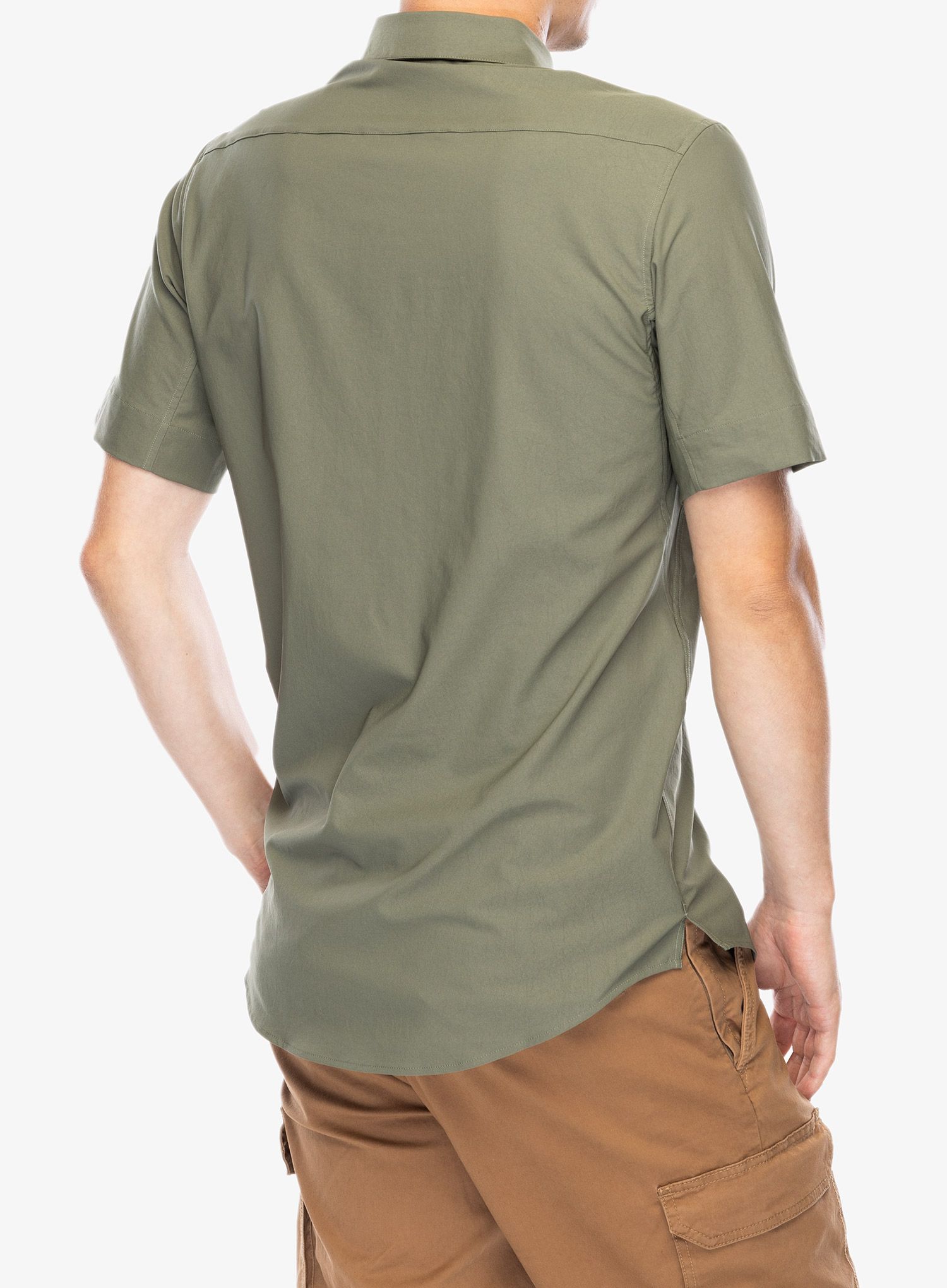Pohodniška srajca Houdini Shortsleeve Shirt - sage green