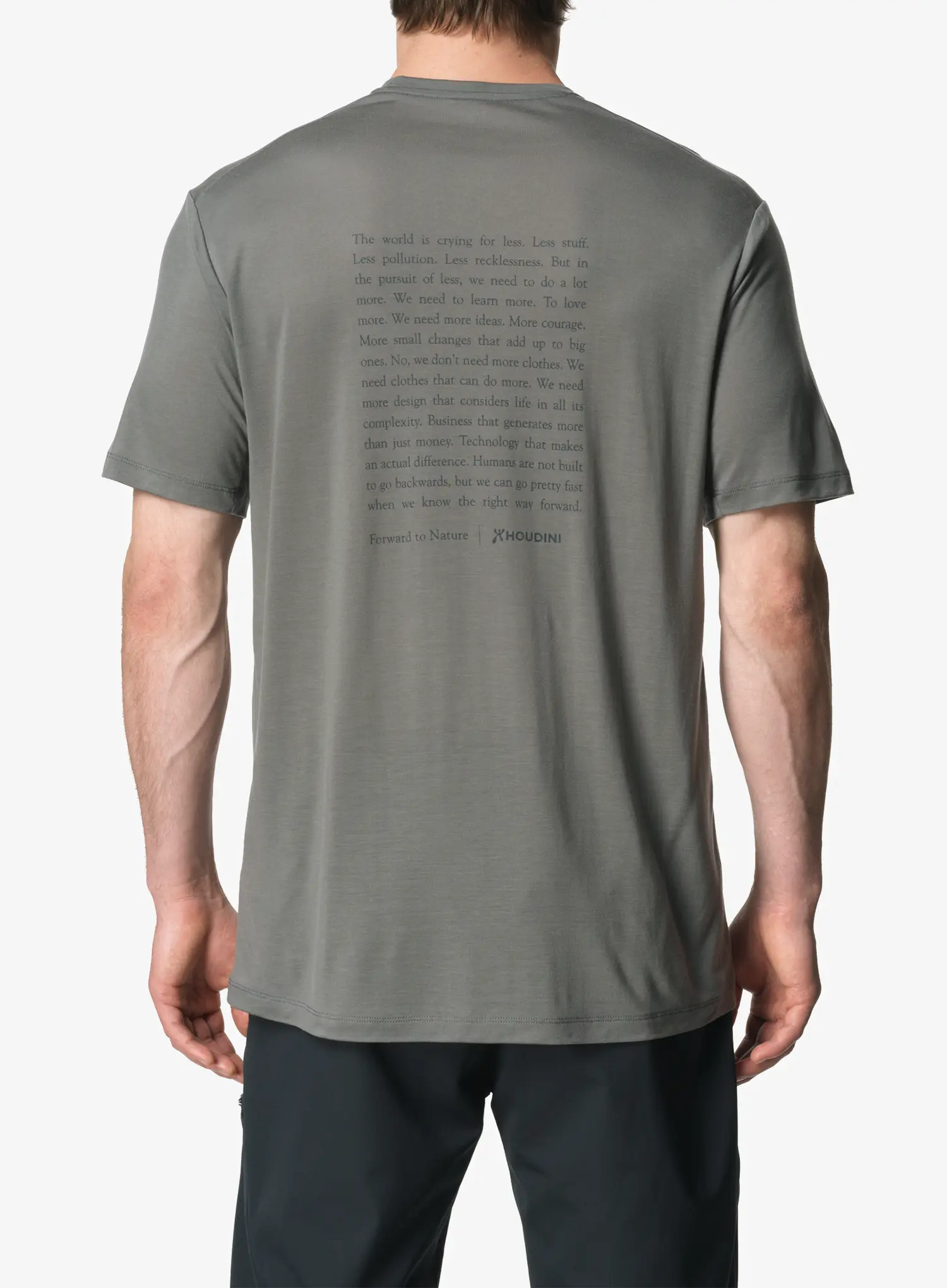 Majica Houdini Tree Message Tee - greenness/ftn mani