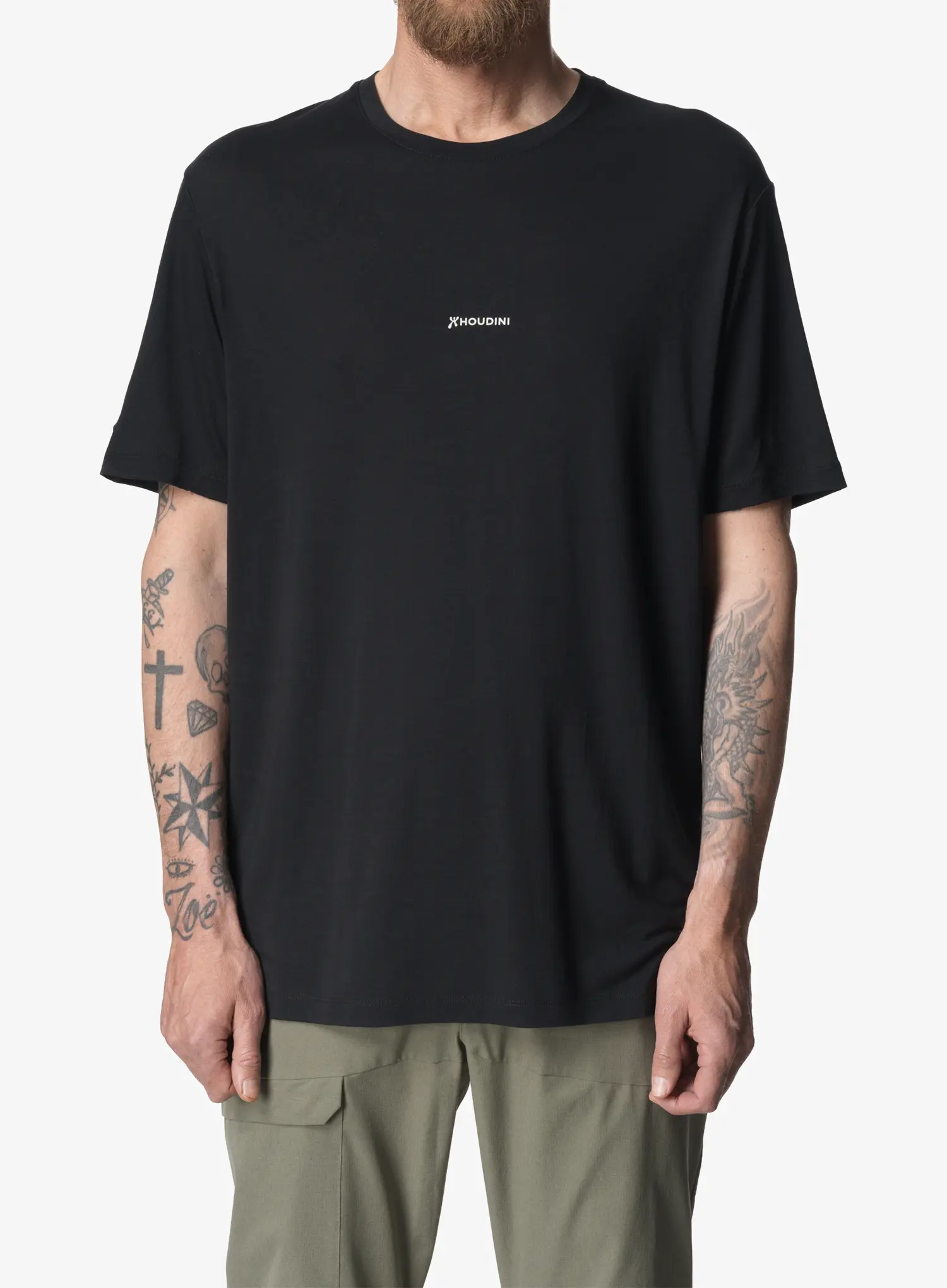 Majica Houdini Tree Message Tee - true black/houdini