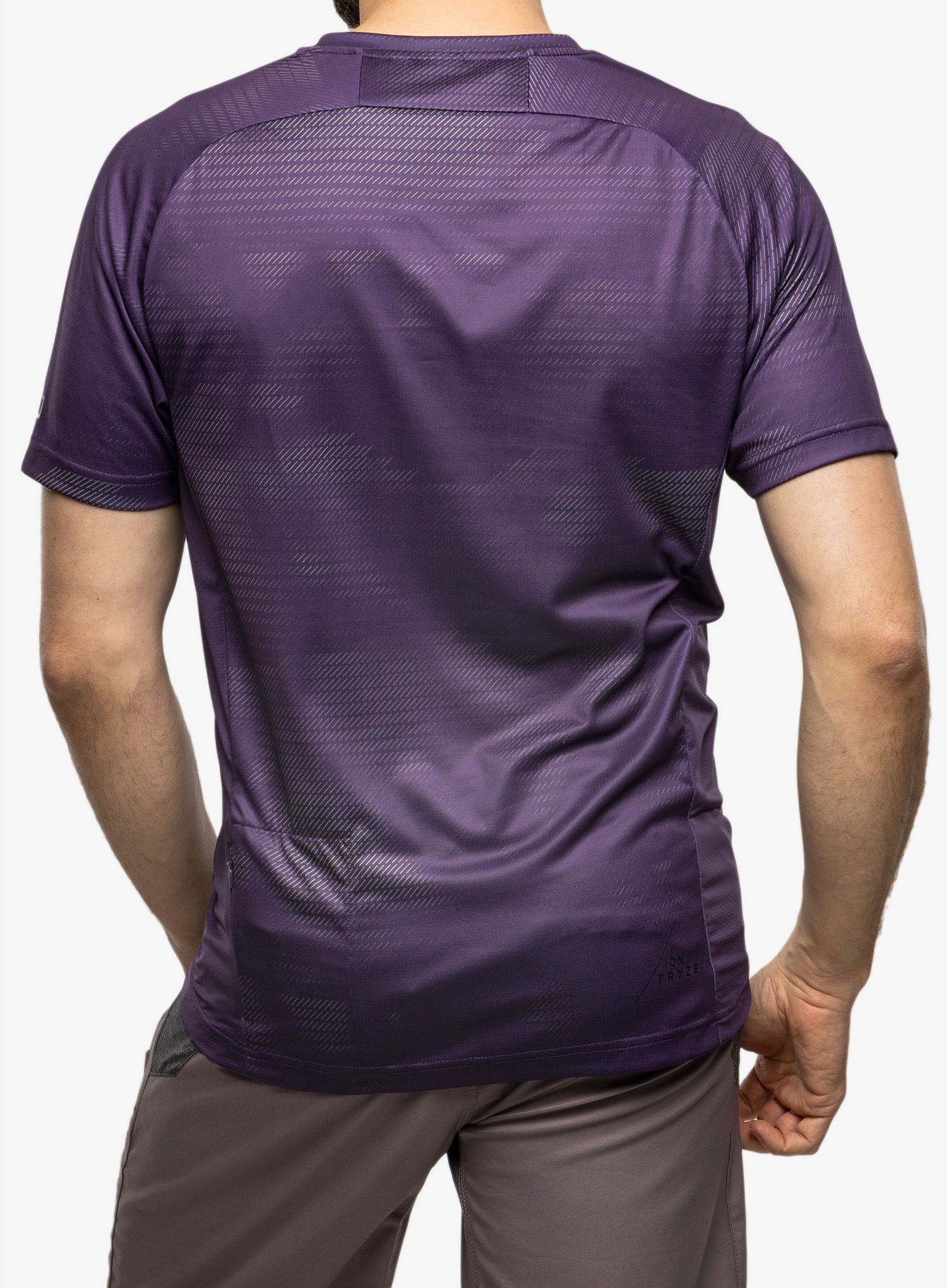 MTB majica ION Jersey Traze SS 2.0 - dark purple