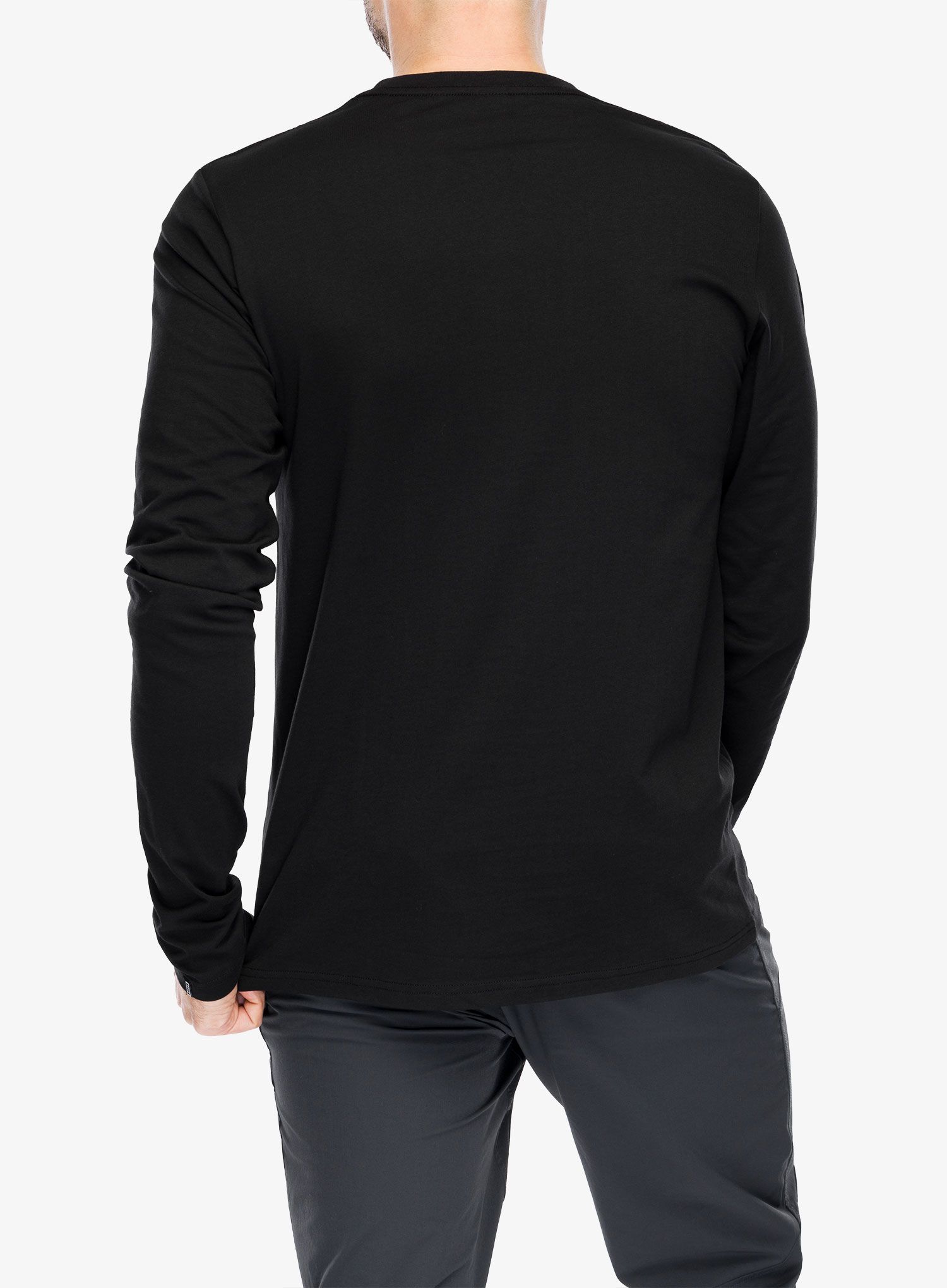 Majica z dolgimi rokavi ION Logo LS - black