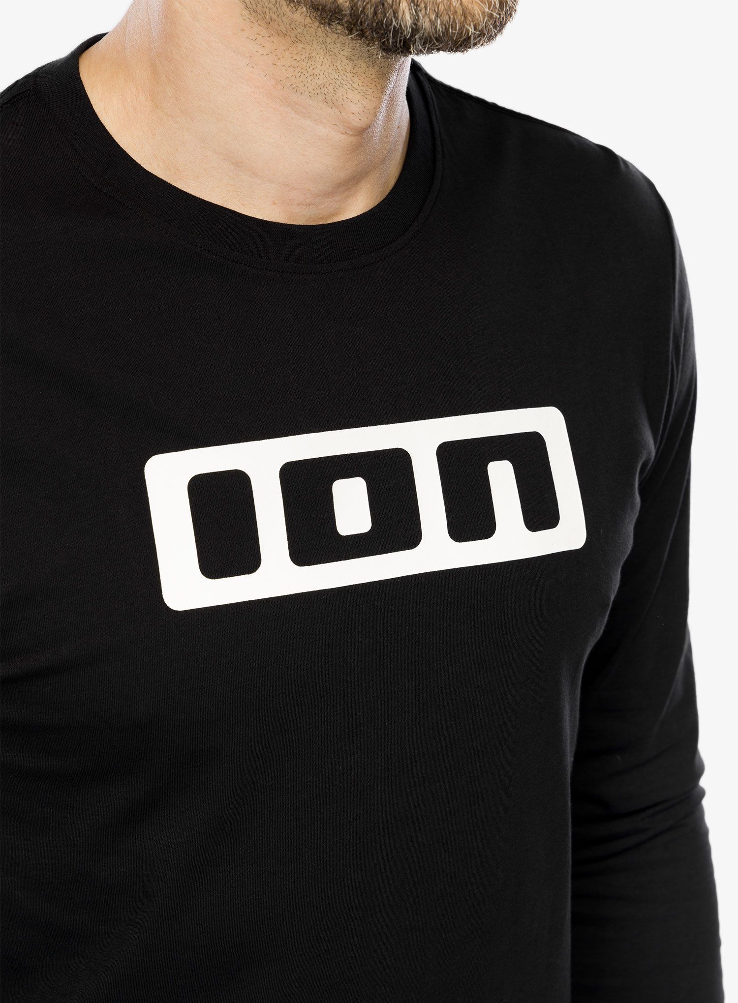 Majica z dolgimi rokavi ION Logo LS - black
