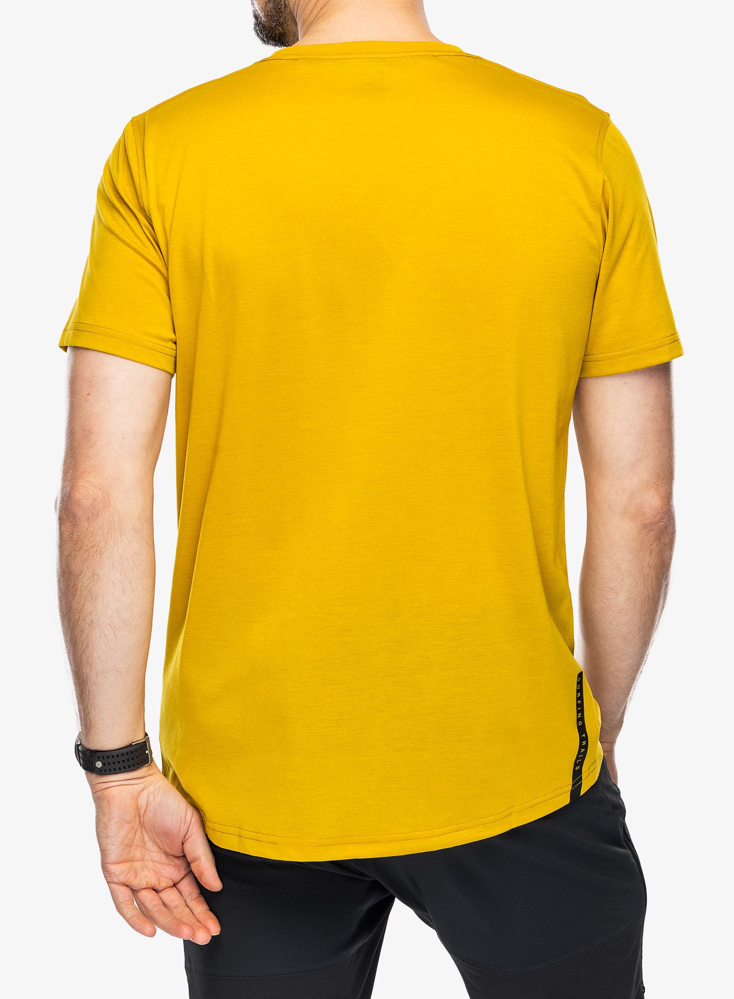 Kolesarska majica ION Logo SS DR - dark/amber