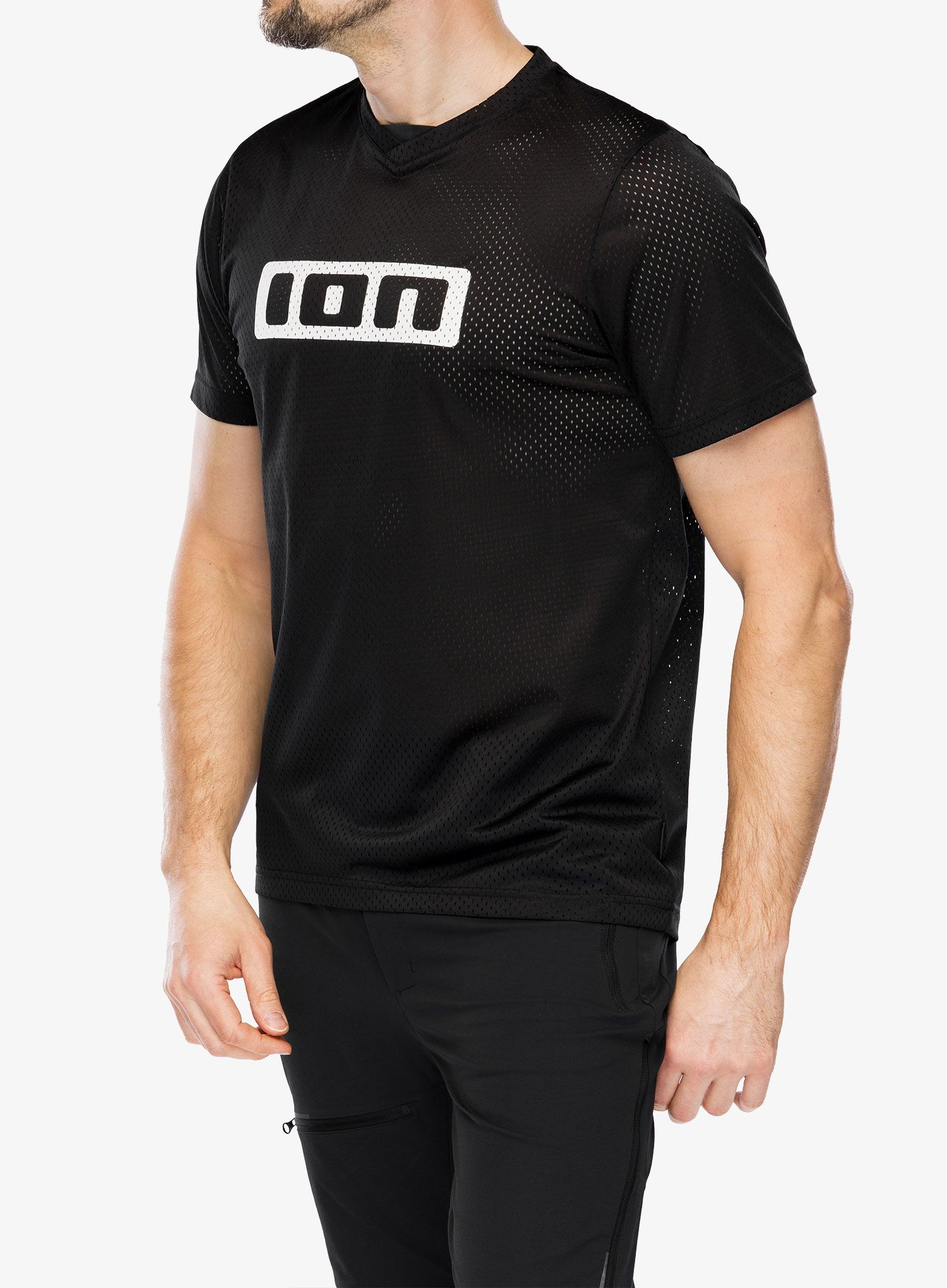 Kolesarska majica ION Logo SS Jersey - black