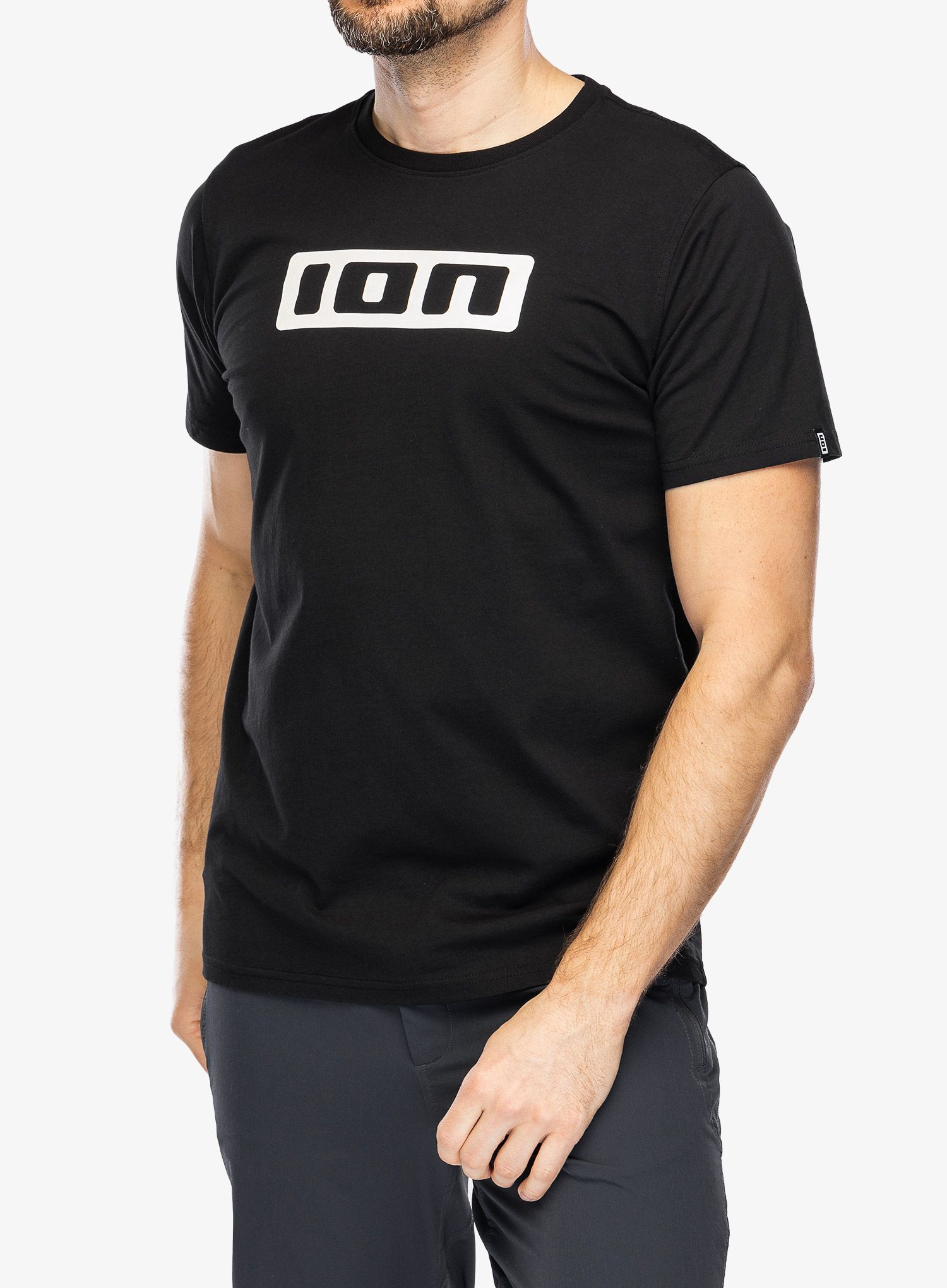 Bombažna majica ION Logo SS - black