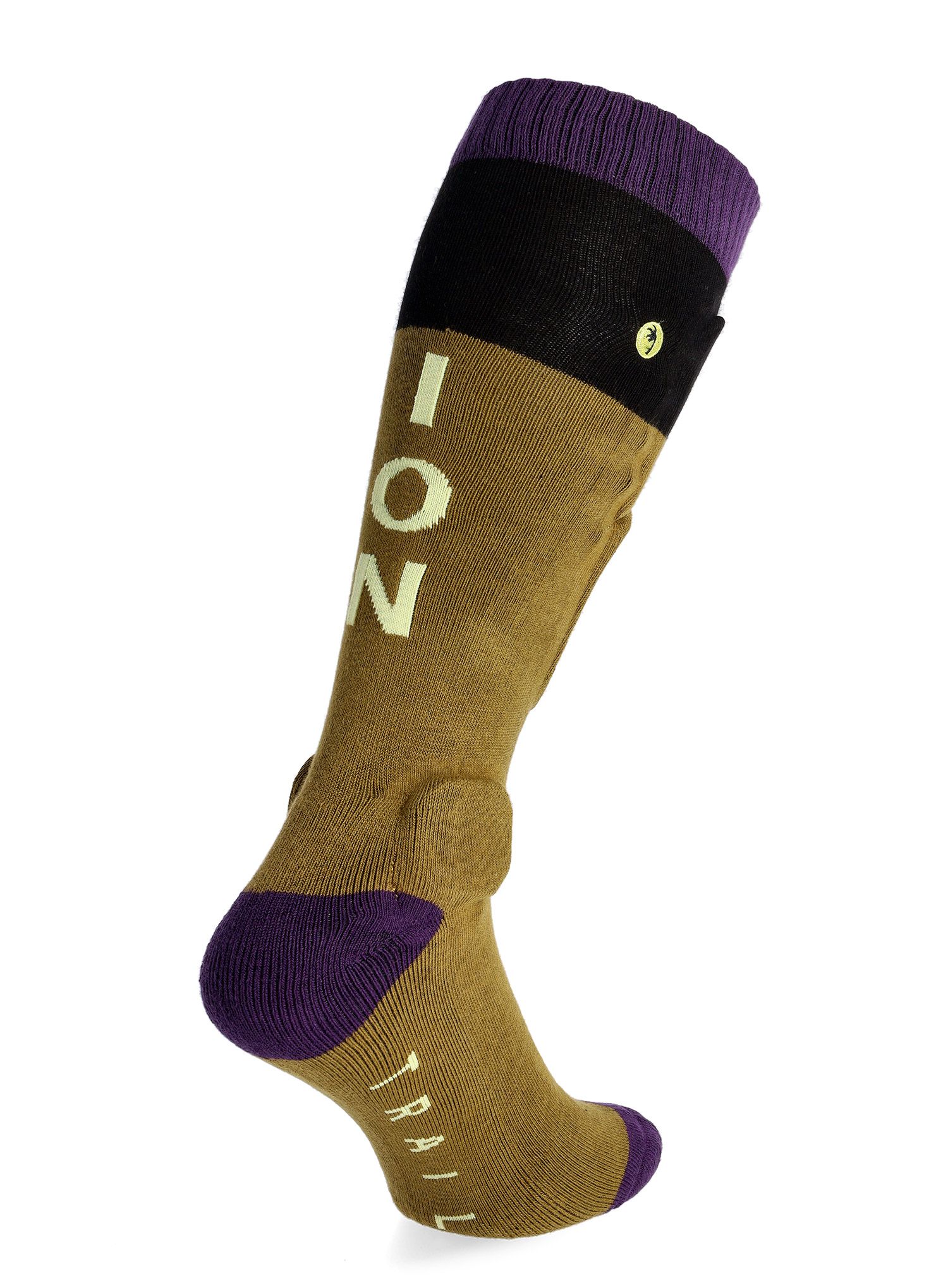 Kolesarske nogavice ION Pads BD-Sock - dark mud