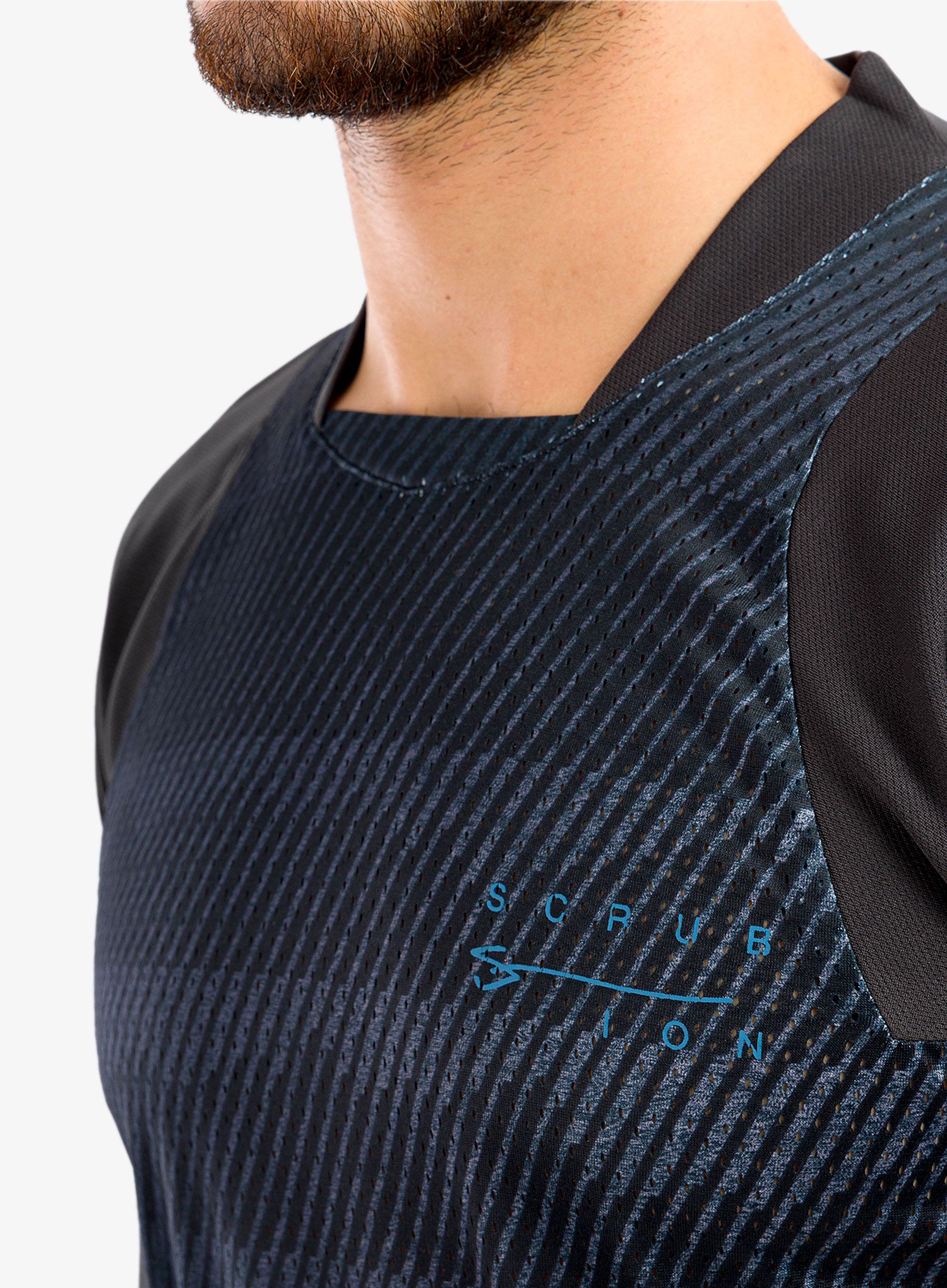 Majica z dolgimi rokavi ION Scrub L/S - black