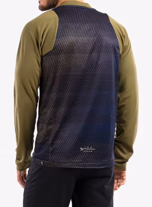 Majica z dolgimi rokavi ION Scrub L/S - dark mud