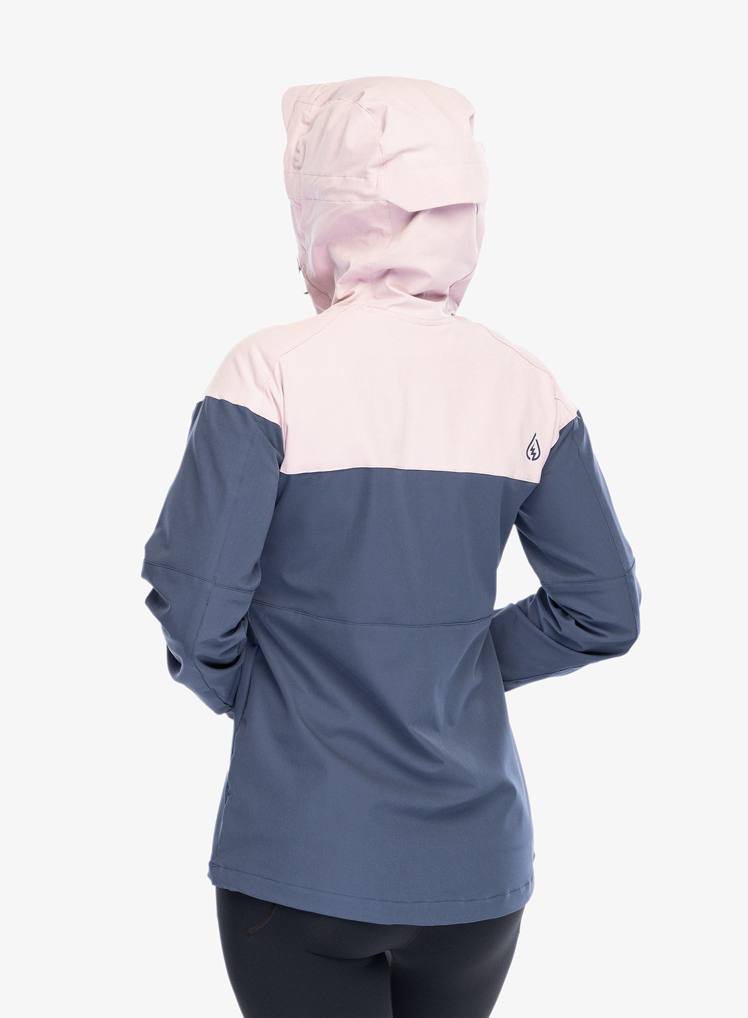 Ženska kolesarska jakna ION Shelter 4W Softshell Jacket - indigo dawn