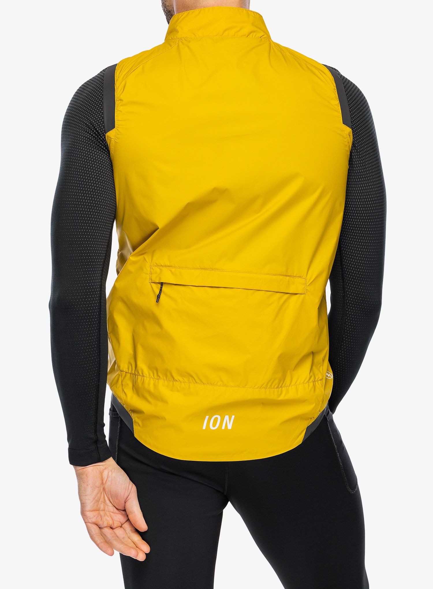 Kolesarski brezrokavnik ION Shelter Lite Vest - dark/amber