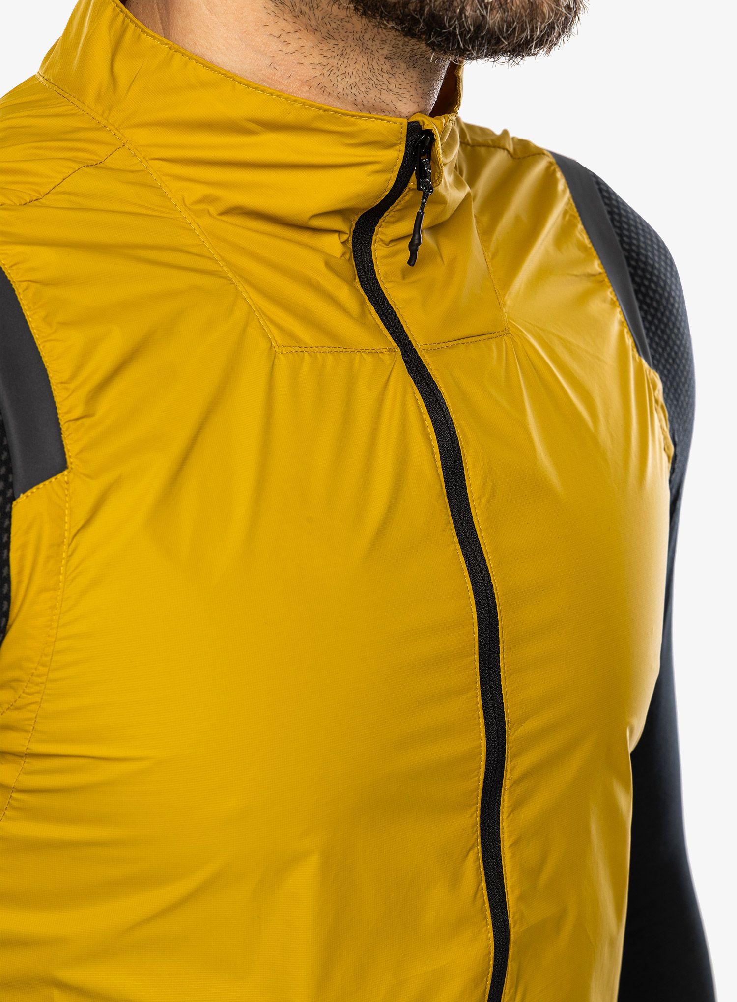 Kolesarski brezrokavnik ION Shelter Lite Vest - dark/amber