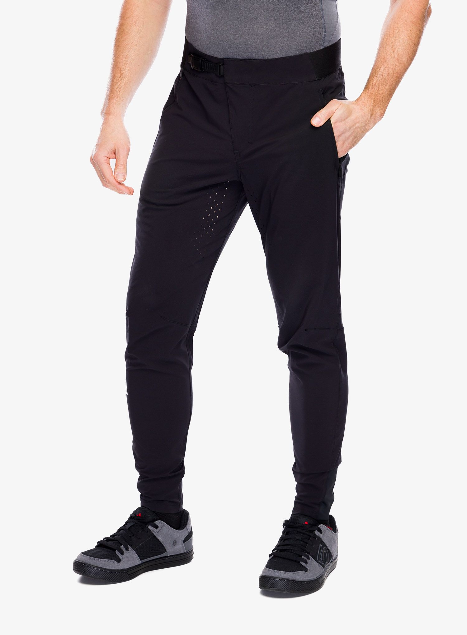 Kolesarske hlače ION Tech Logo Pants - black