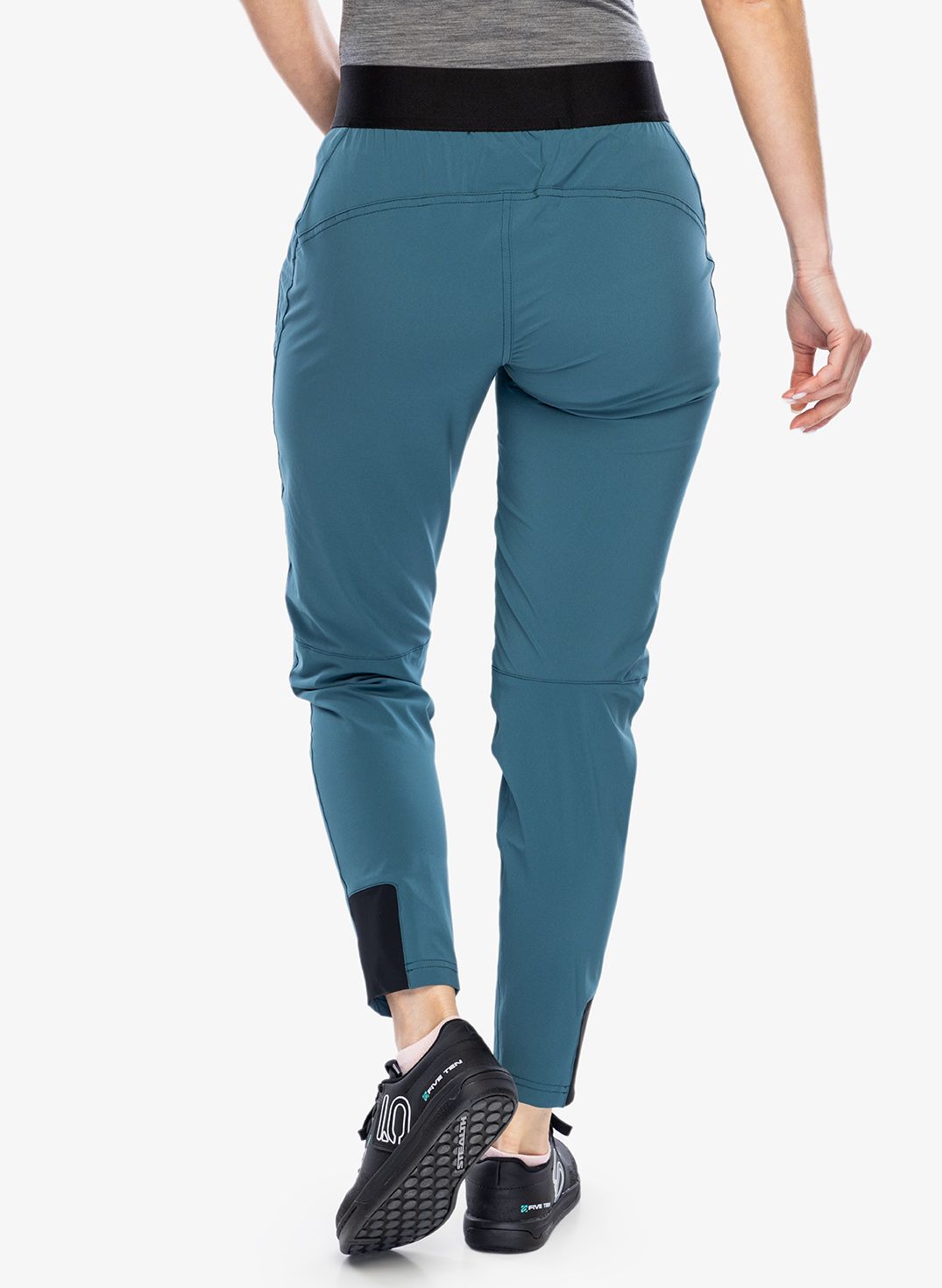Ženske kolesarske hlače ION Tech Logo Pants - cosmic/blue