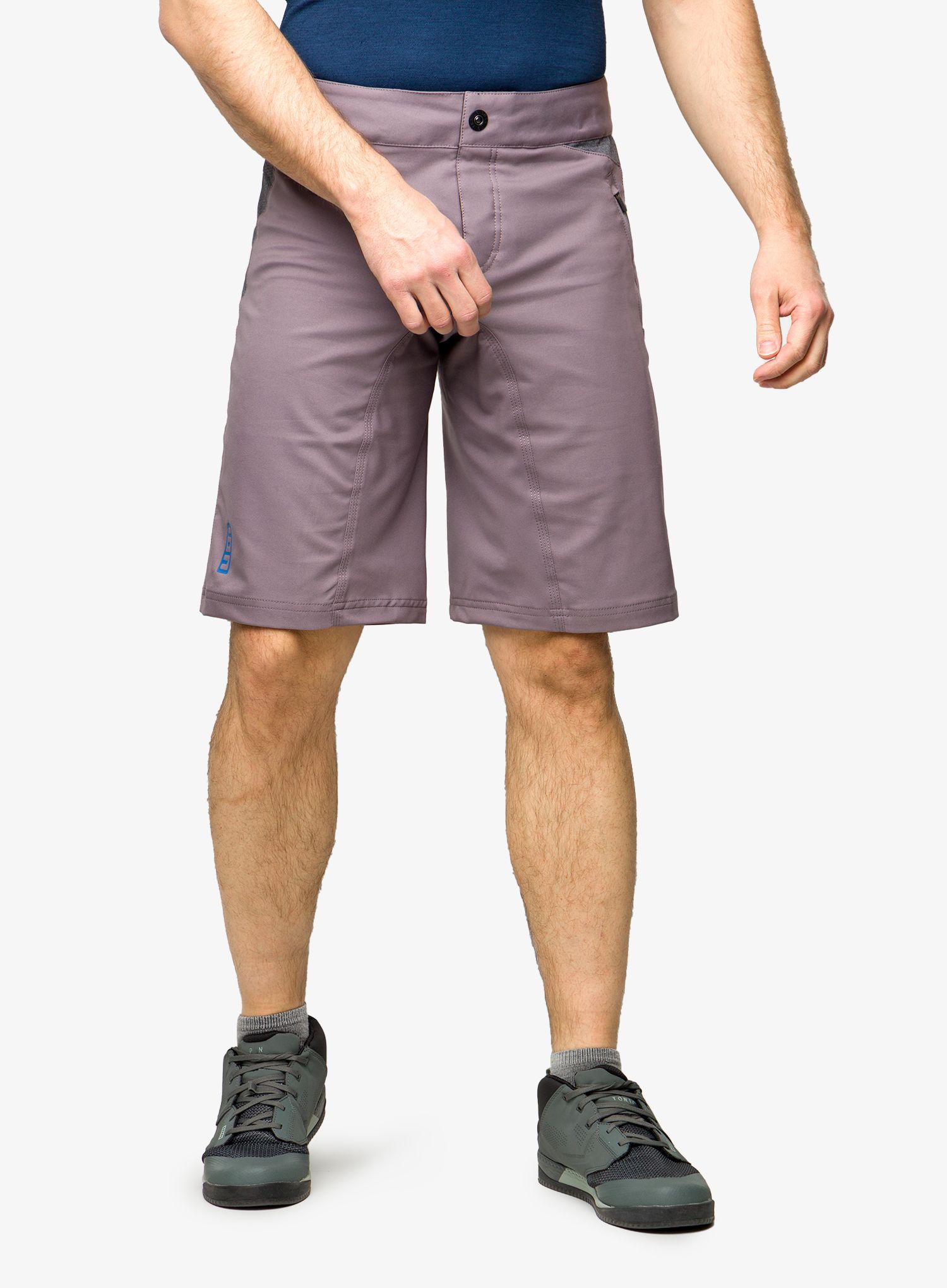 Kolesarske kratke hlače ION Traze - shark grey