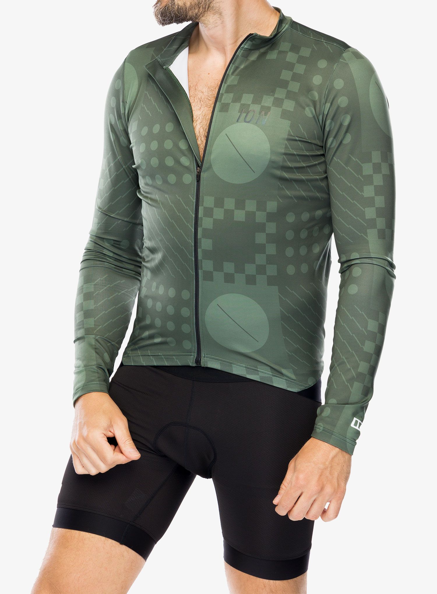 Kolesarska jopa ION VNTR Amp LS - forest/green
