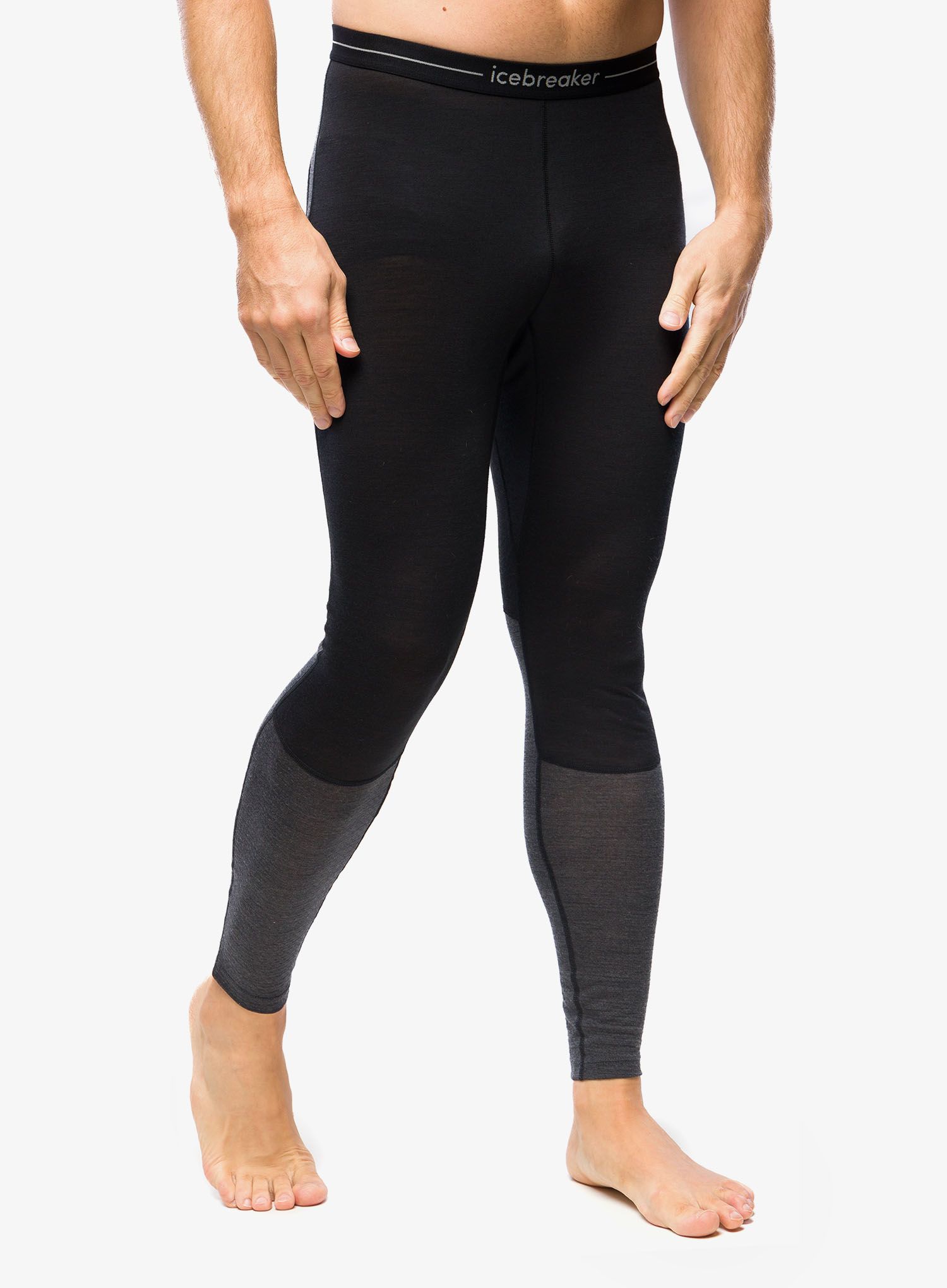 Termo pajkice Icebreaker 125 ZoneKnit Leggings - black/jet