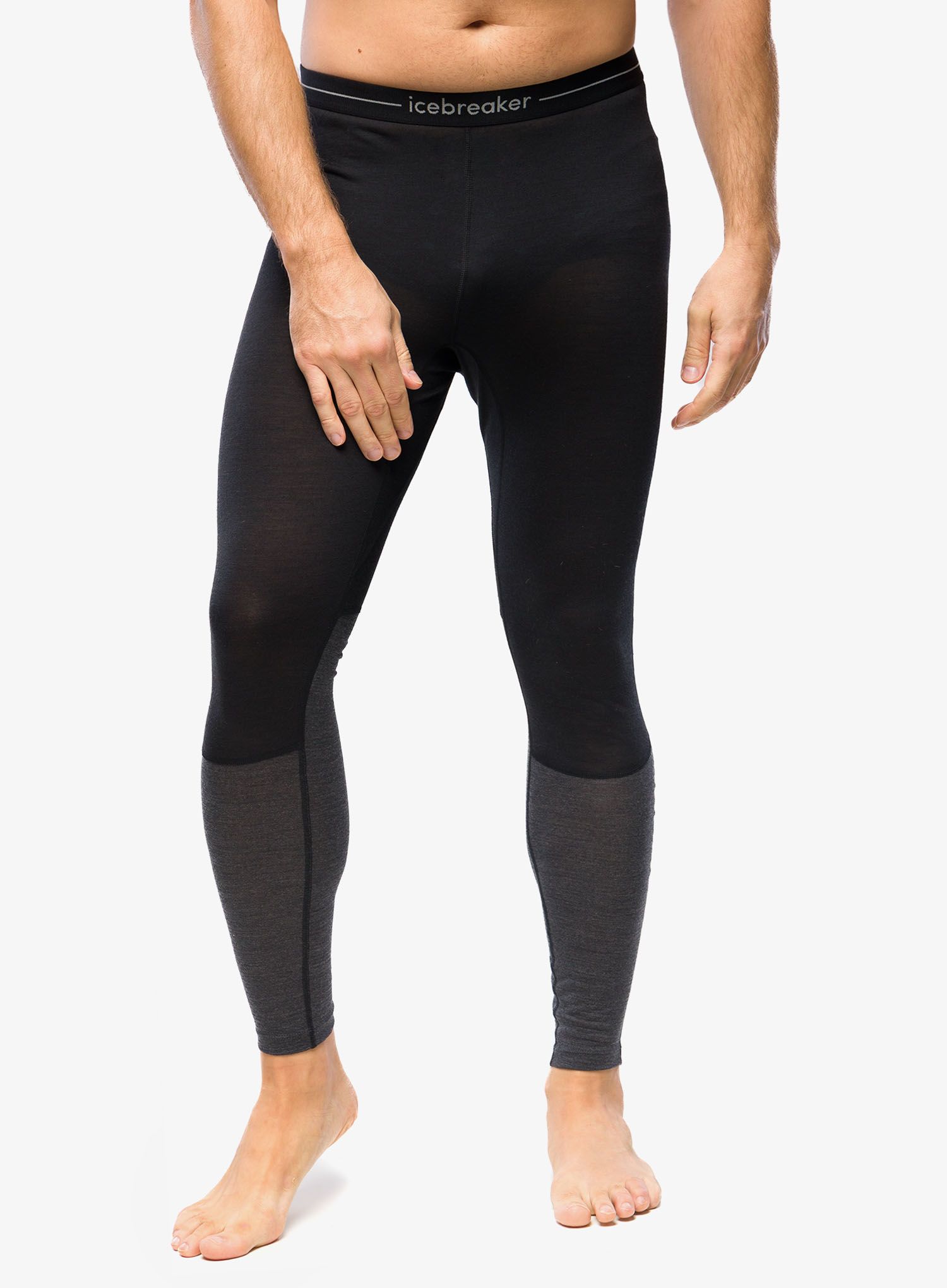 Termo pajkice Icebreaker 125 ZoneKnit Leggings - black/jet