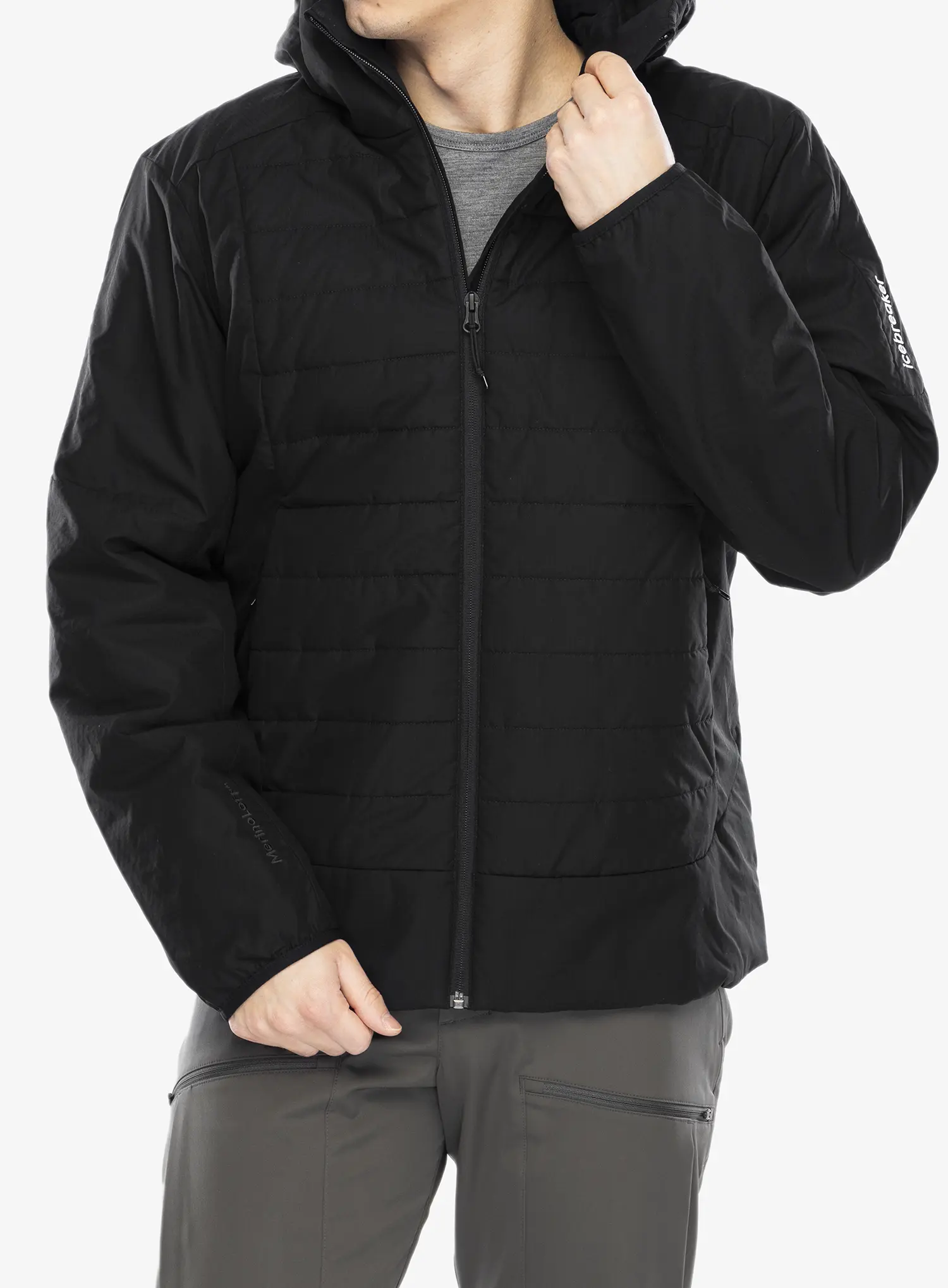 Sintetična jakna Icebreaker 1360 Merino Loft Jacket - black
